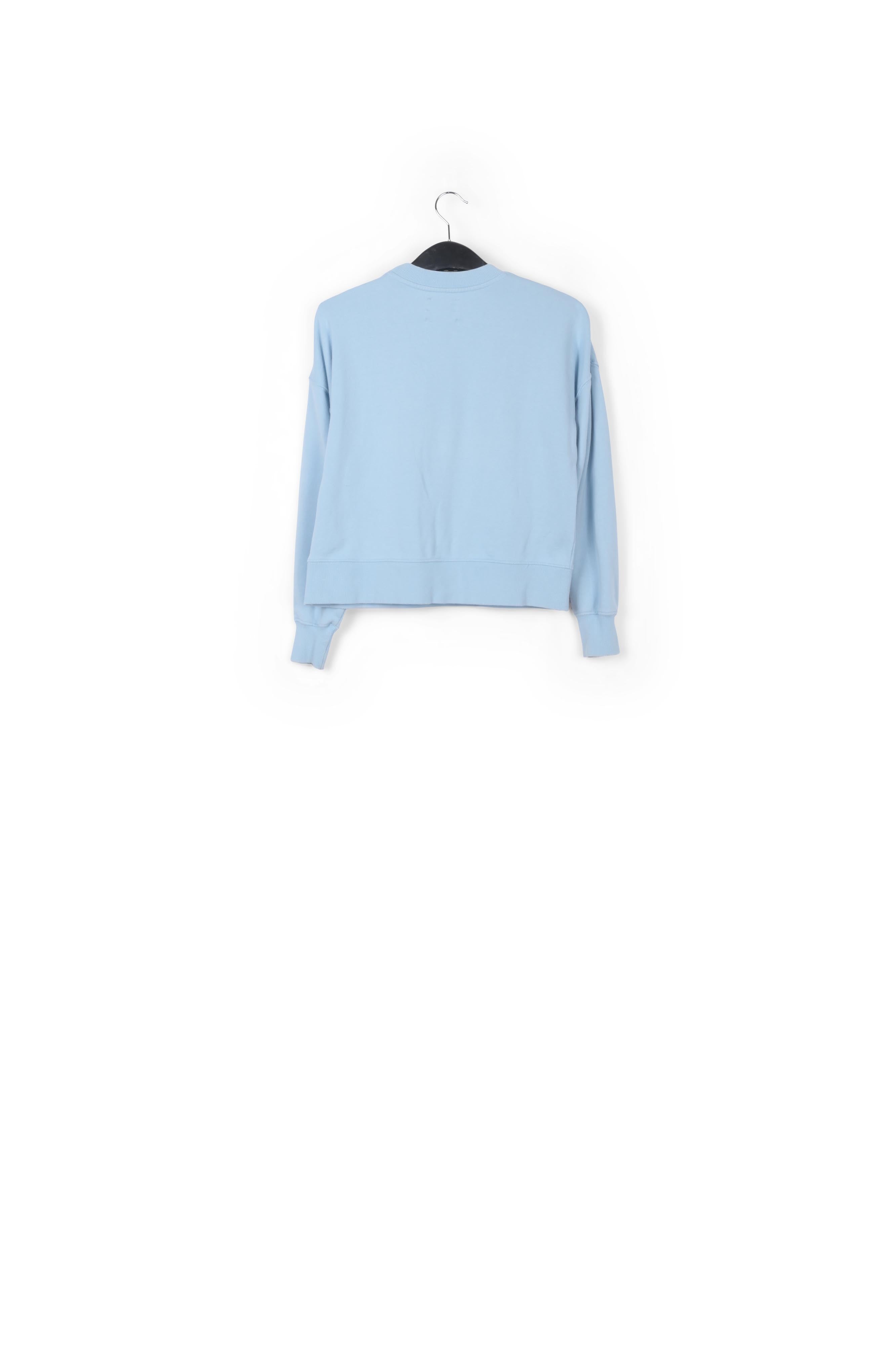 Sweatshirt bleu ciel en coton-jersey 'riot' RE—SSENTIEL | Essentiel second hand