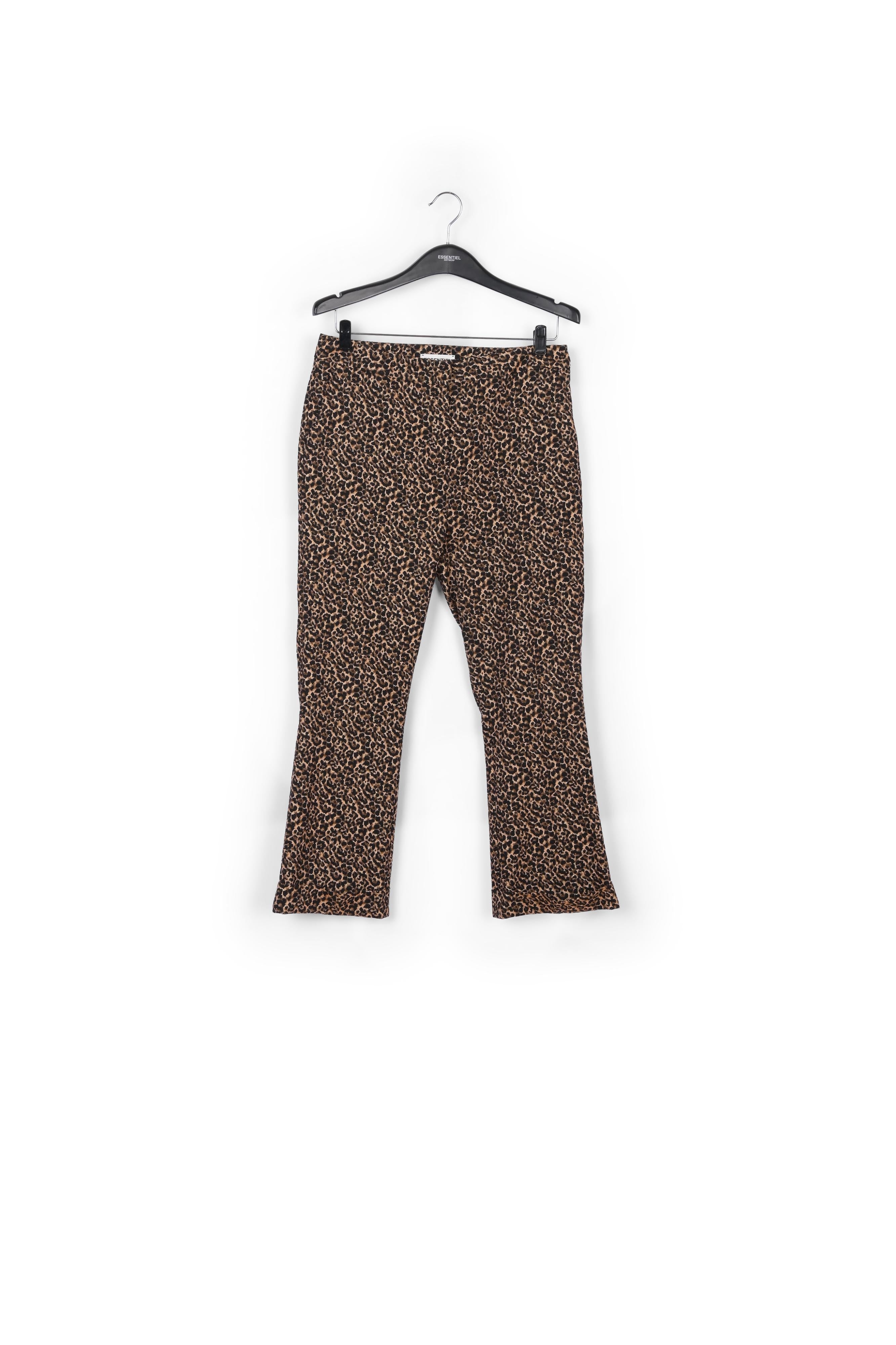 Pantalon évasé à motif léopard RE—SSENTIEL | Essentiel second hand