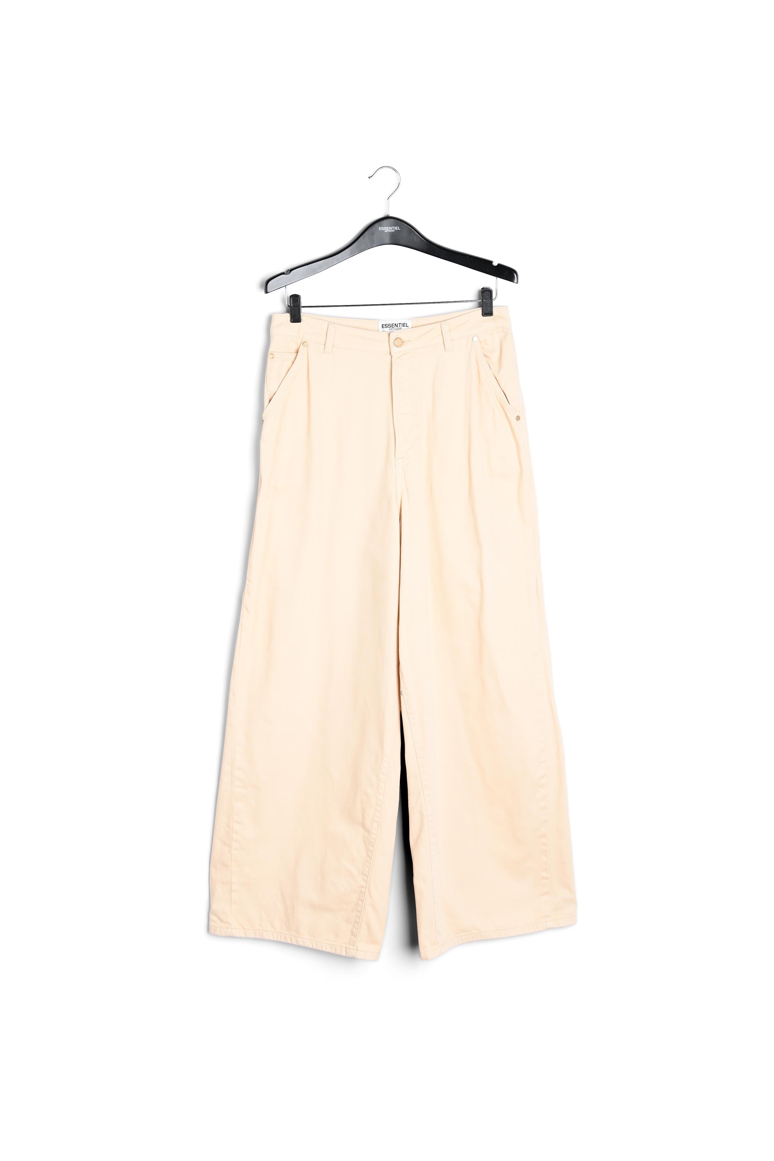 Ecru jeans met wijde pijpen RE—SSENTIEL | Essentiel second hand