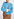 Blue mohair-blend knit Faume - seconde main
