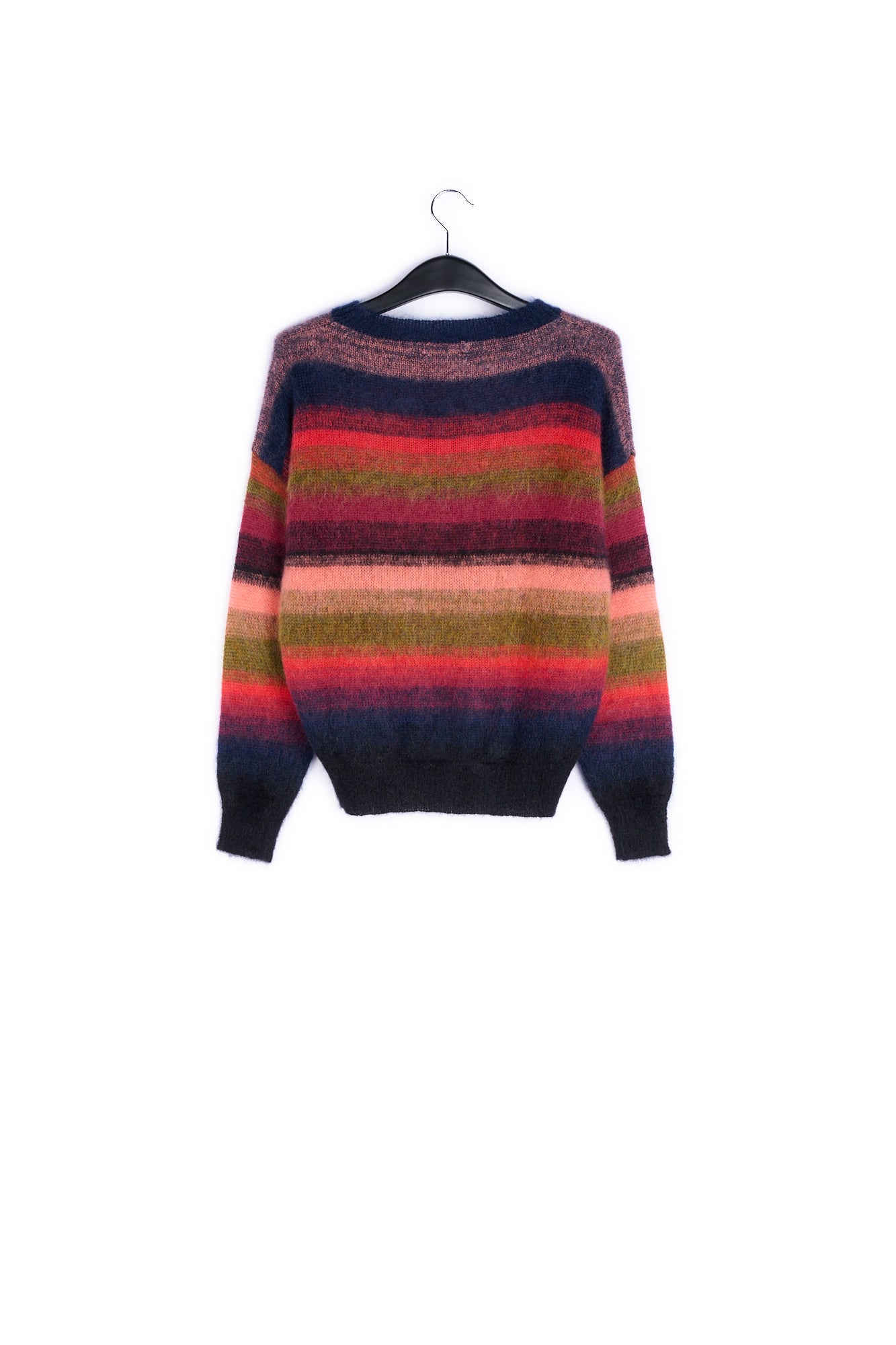 Red, pink and blue stripped knit RE—SSENTIEL | Essentiel second hand