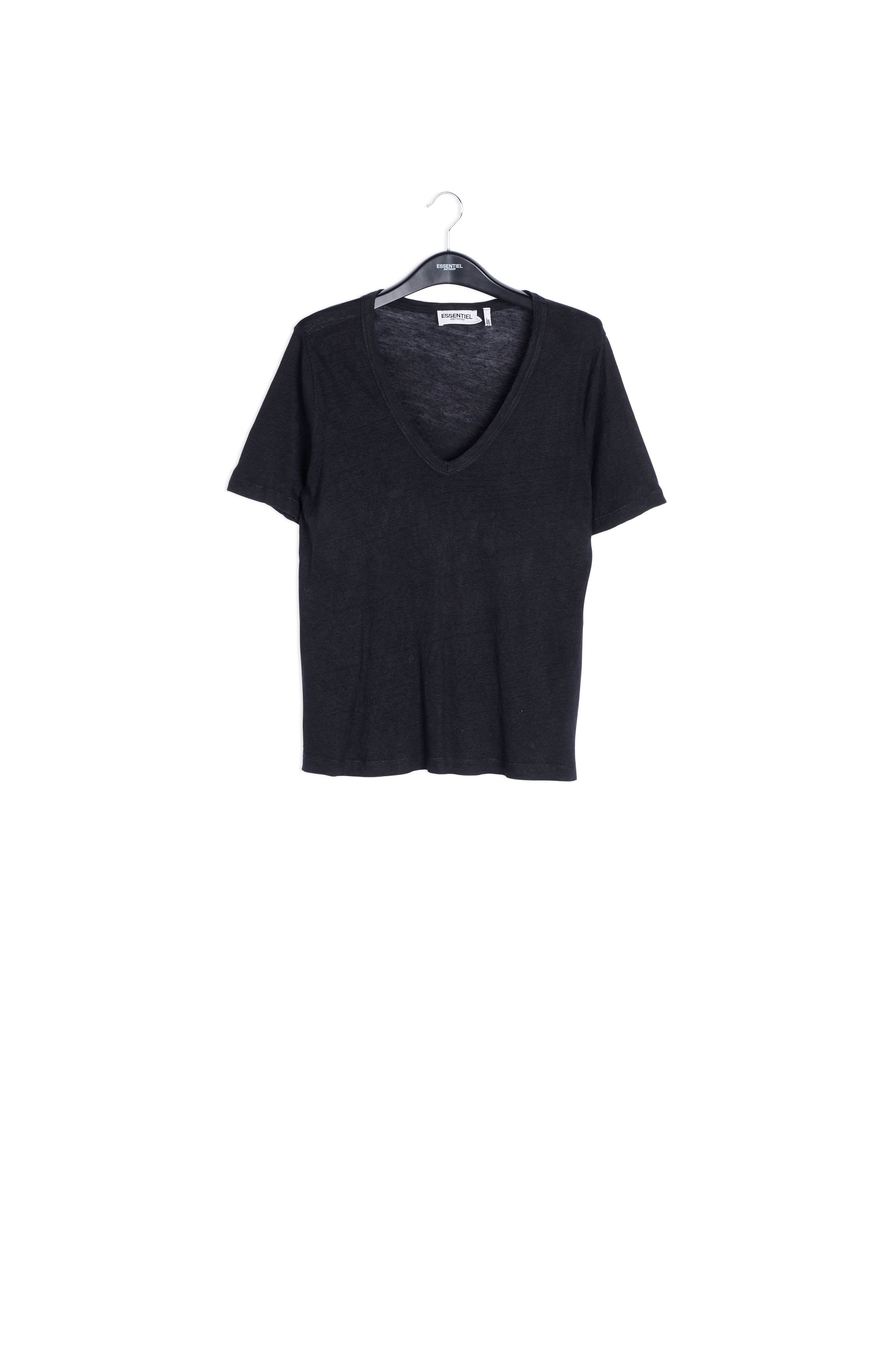 Linen t-shirt RE—SSENTIEL | Essentiel second hand