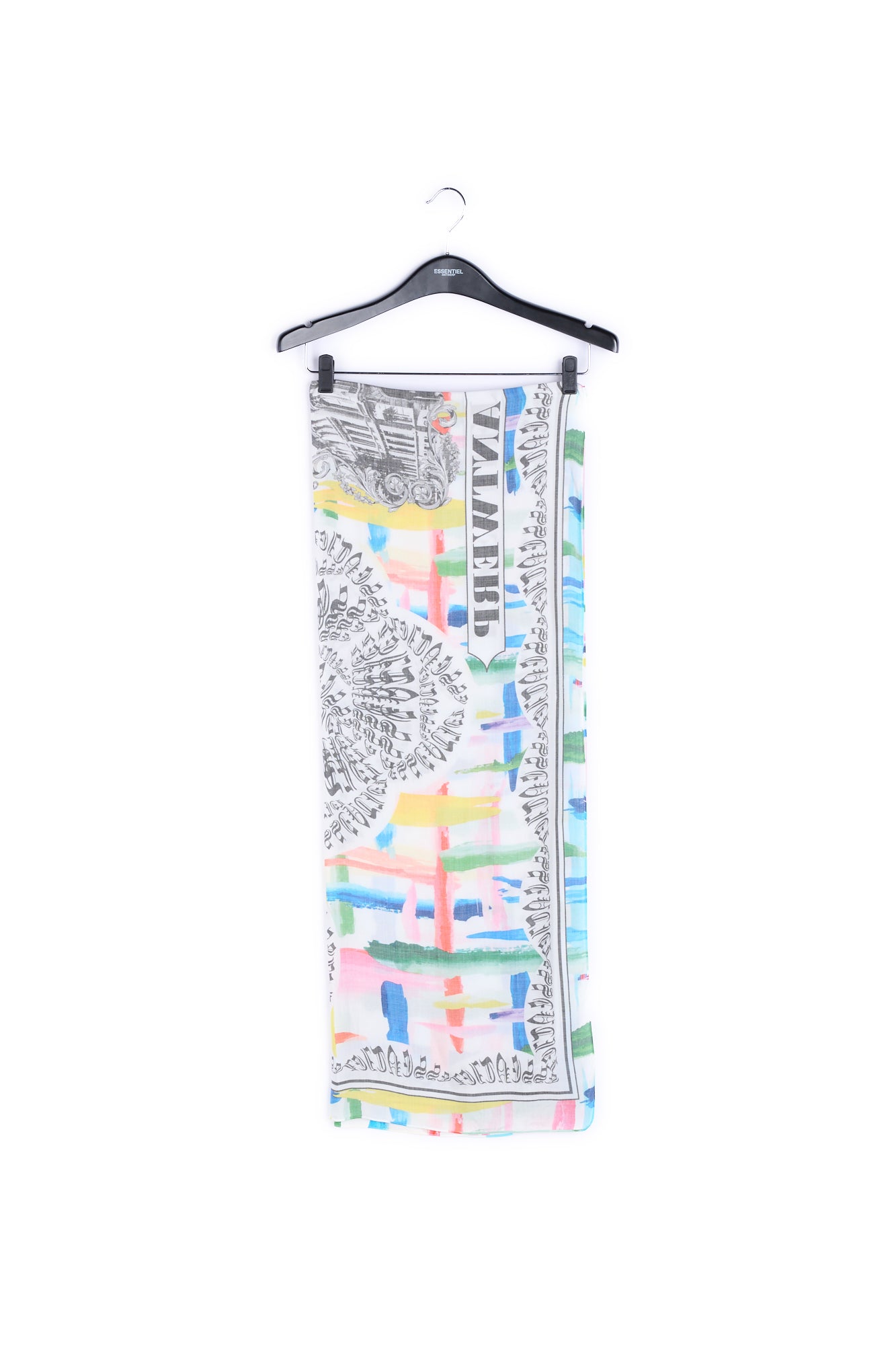 Multicolored 20 years essentiel scarf RE—SSENTIEL | Essentiel second hand