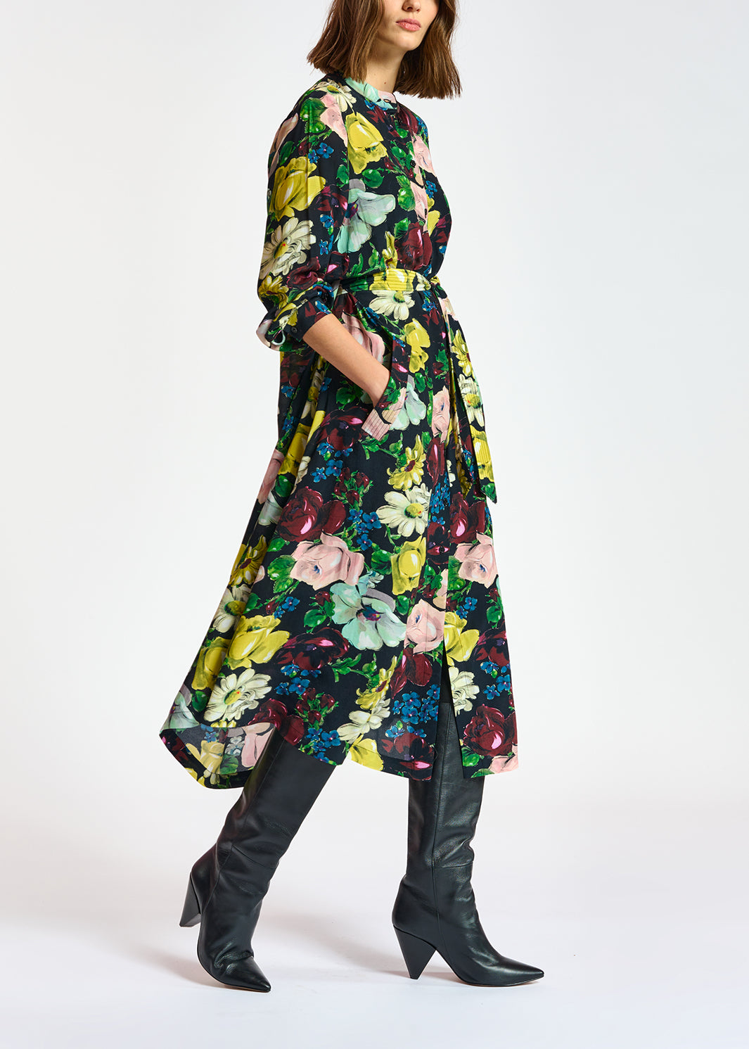 Aspiration wijde midijurk RE—SSENTIEL | Essentiel second hand