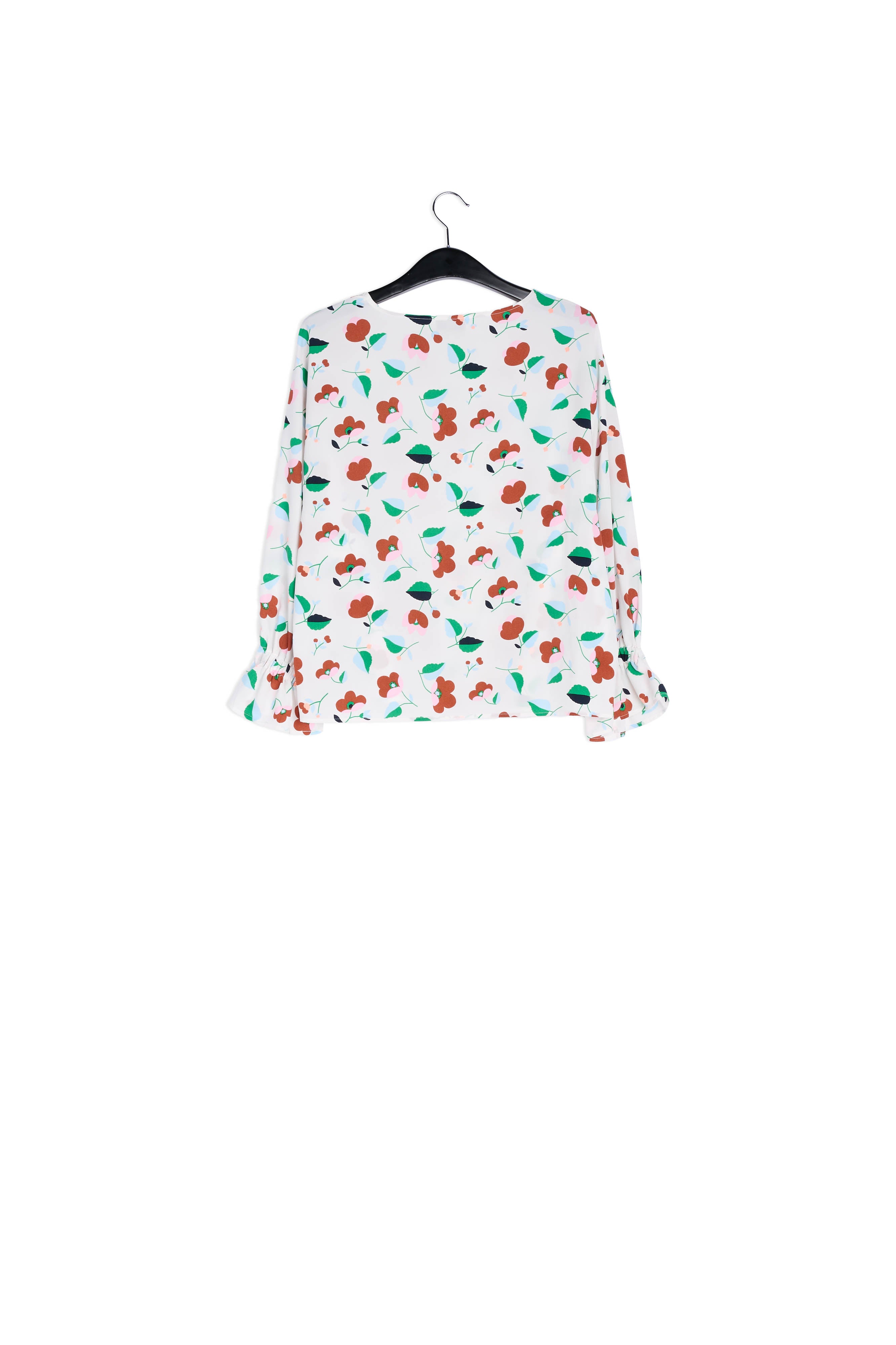 Off-white floral bouse RE—SSENTIEL | Essentiel second hand