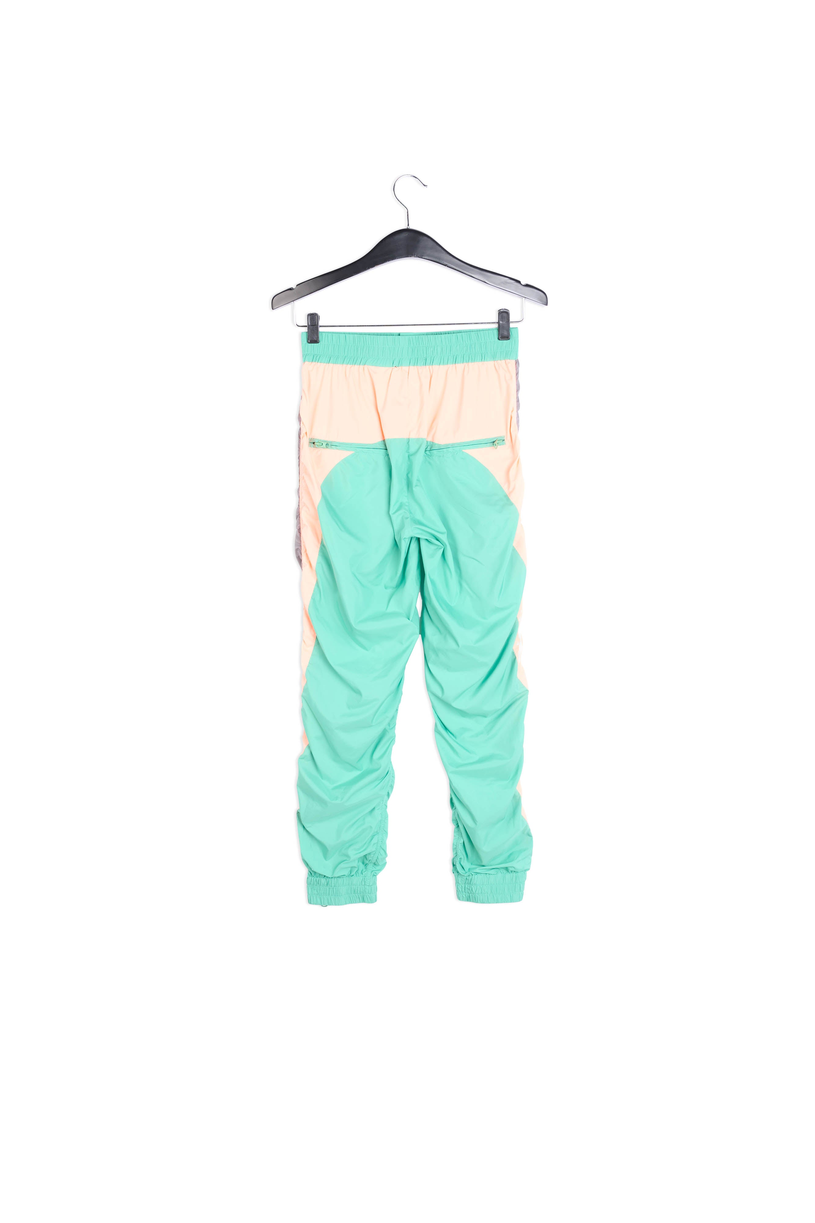 Pantalon de survêtement vert, gris et pêche RE—SSENTIEL | Essentiel second hand