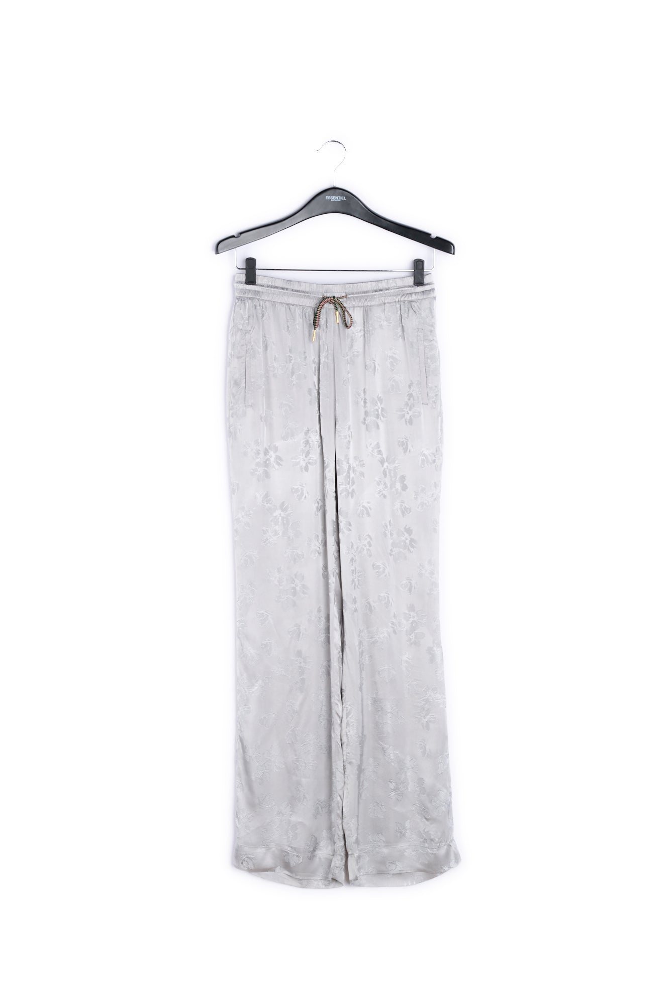 Grijze joggingbroek van bloemenjacquard RE—SSENTIEL | Essentiel second hand