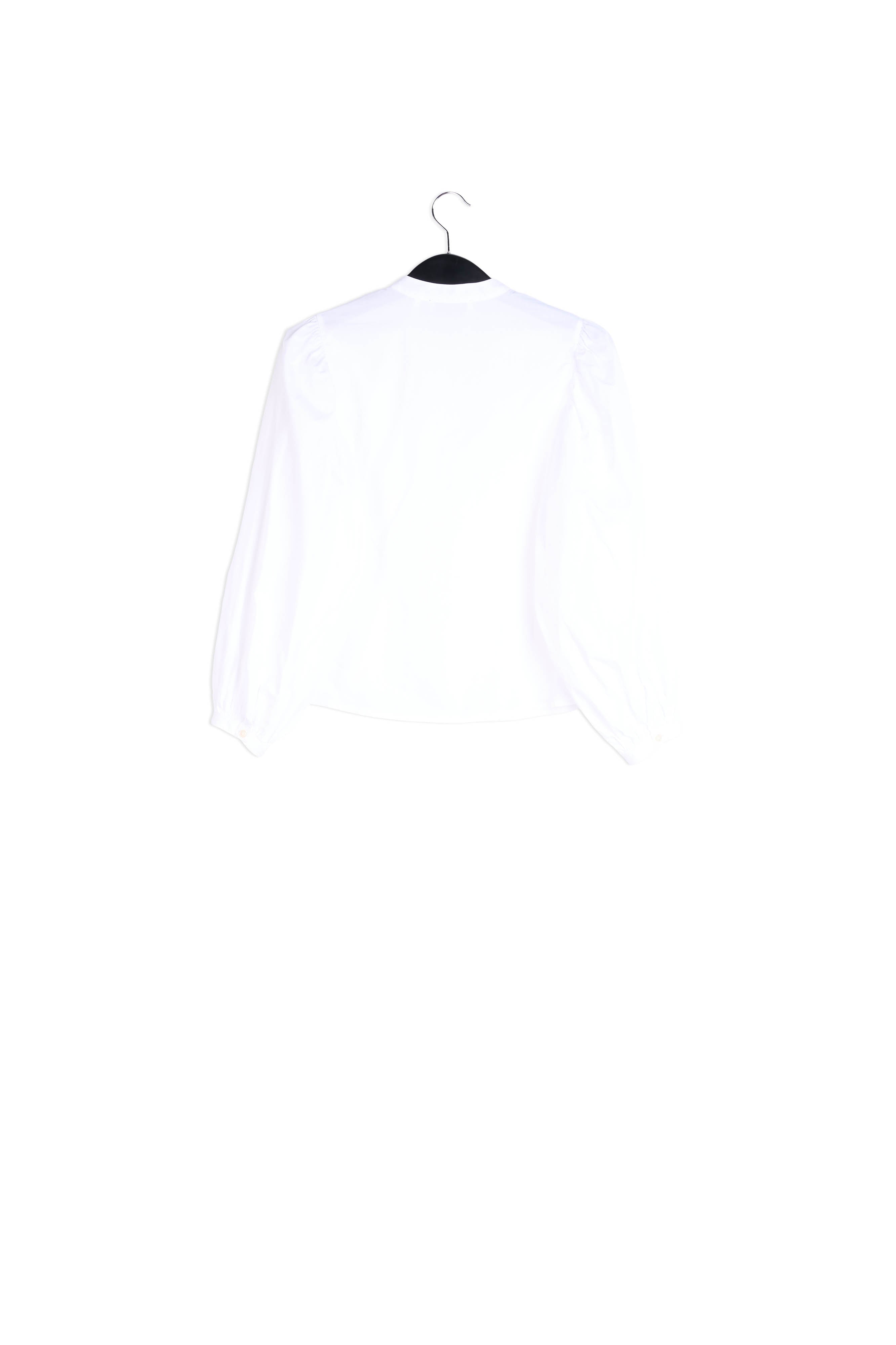 White cotton blouse RE—SSENTIEL | Essentiel second hand