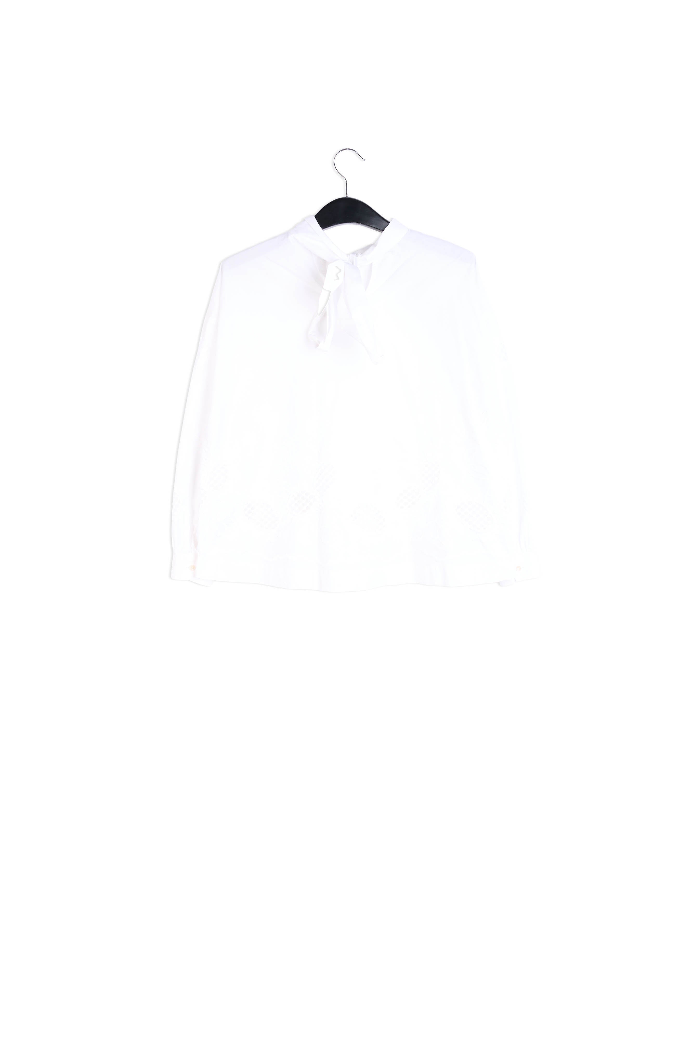 Large white shirt with embroidery RE—SSENTIEL | Essentiel second hand