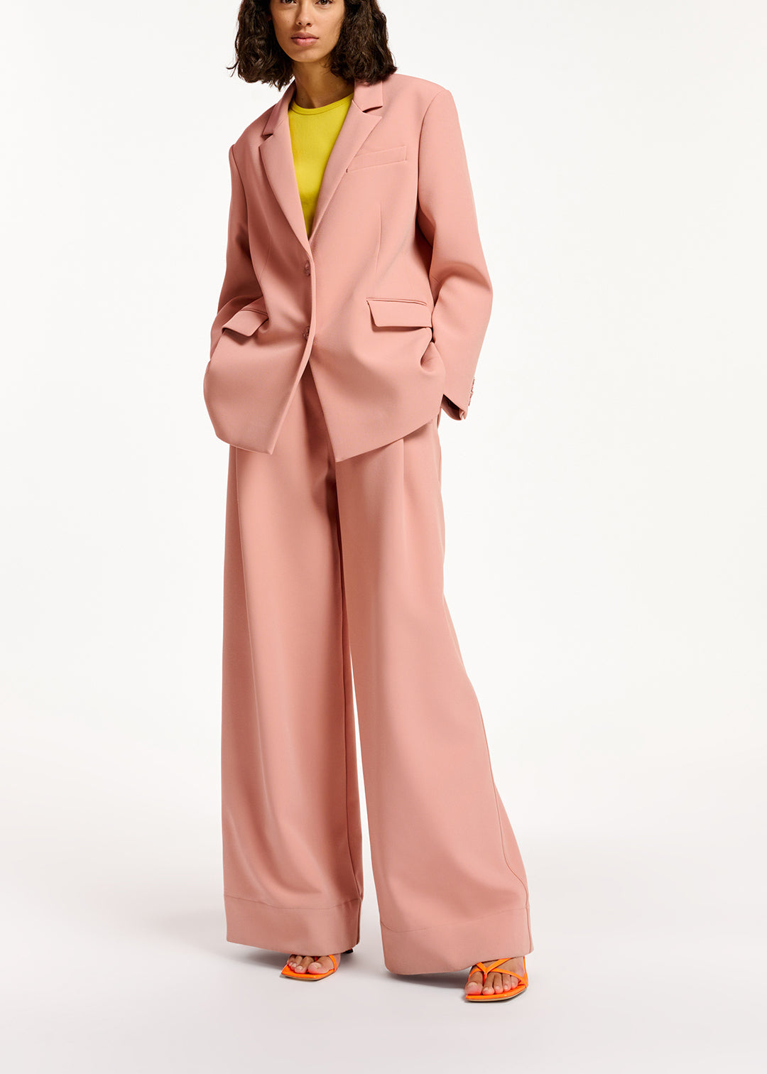 Blazer oversize en vieux rose RE—SSENTIEL | Essentiel second hand