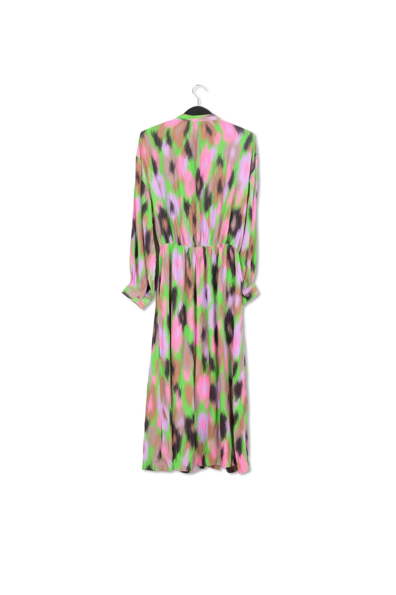 Multicolor abstract print midi-length dress RE—SSENTIEL | Essentiel second hand