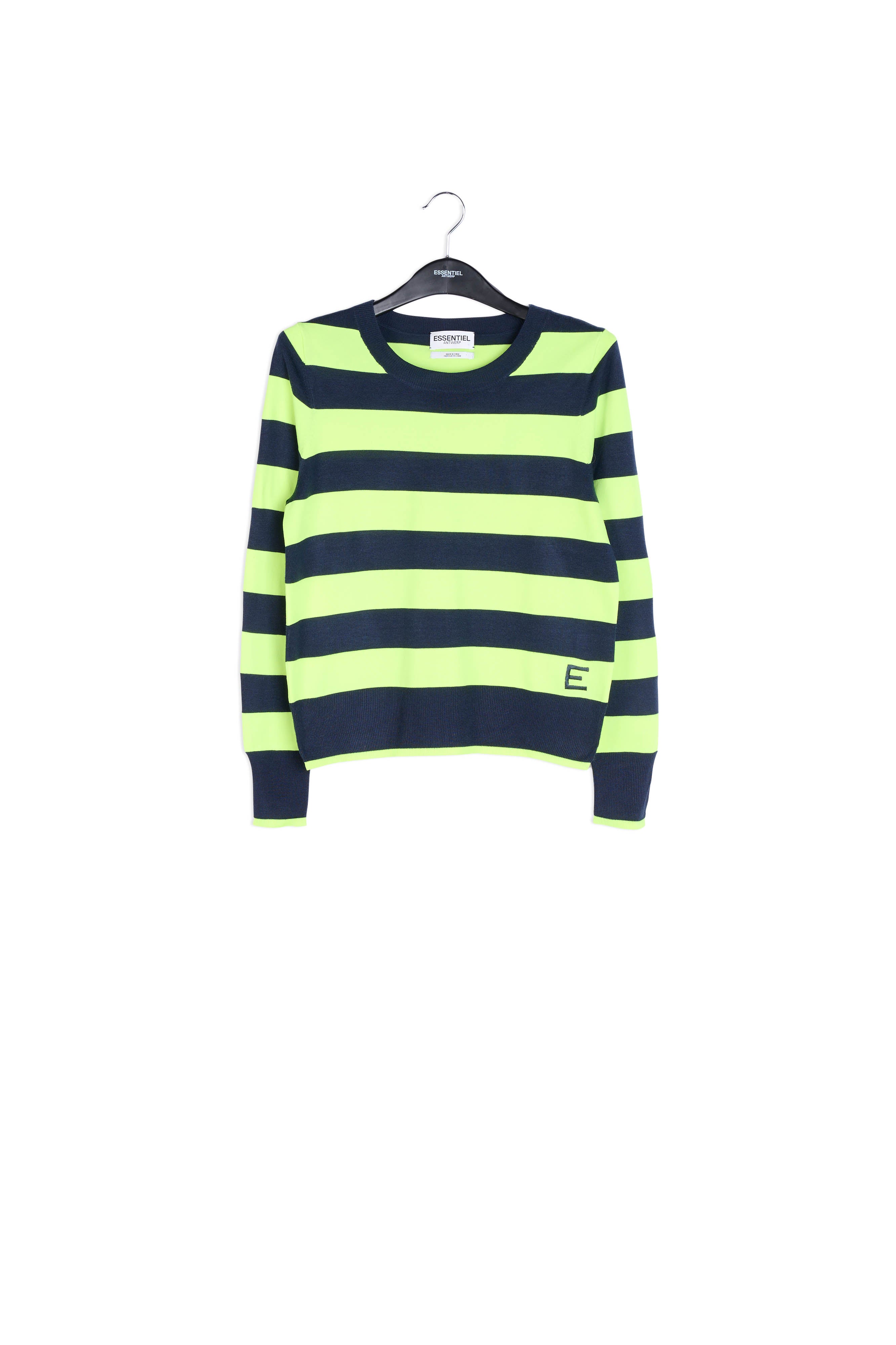 Fluo striped sweater RE—SSENTIEL | Essentiel second hand