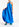 Robe maxi bleue avec encolure licou Faume - seconde main