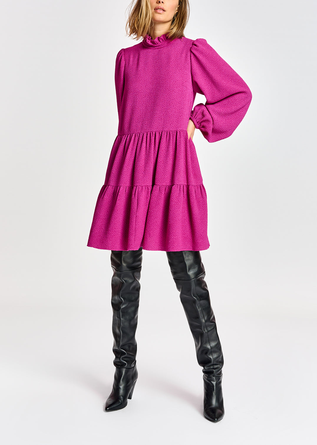 Mini robe pourpre RE—SSENTIEL | Essentiel second hand