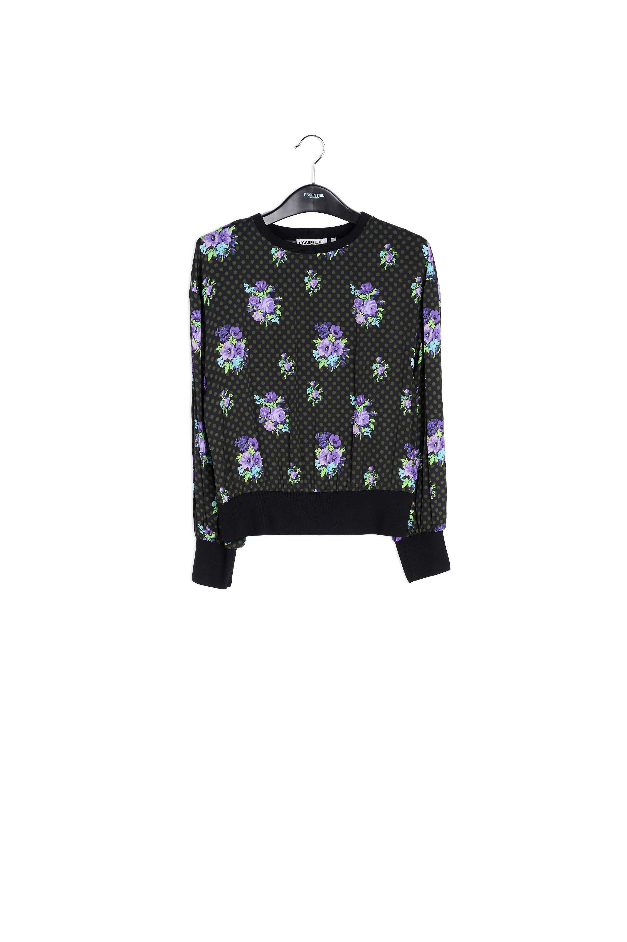 Top met stippen en bloemen RE—SSENTIEL | Essentiel second hand