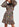 Colorful floral and polka-dot mixed-print dress Faume - seconde main