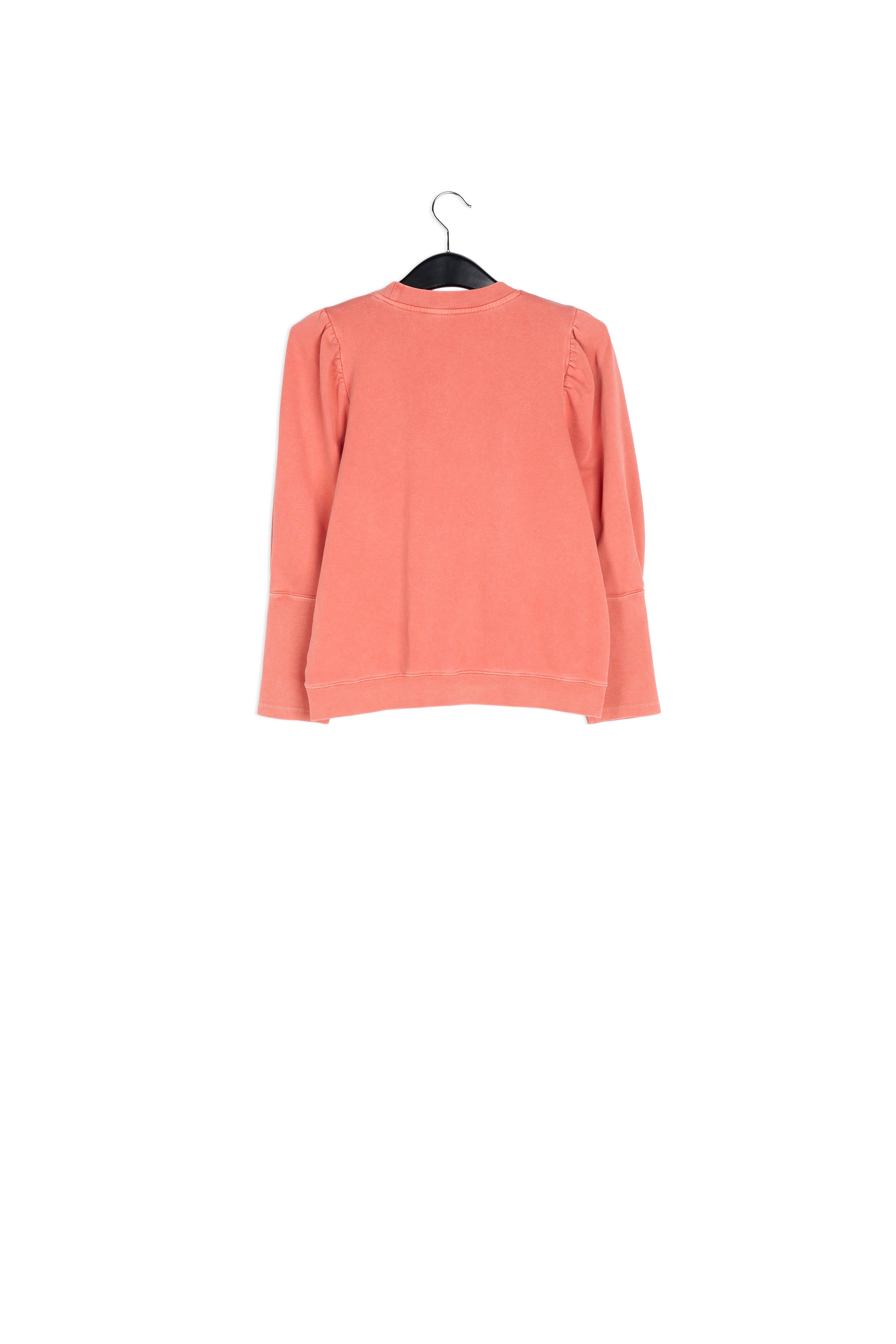 Rode sweater in biokatoenen jersey RE—SSENTIEL | Essentiel second hand