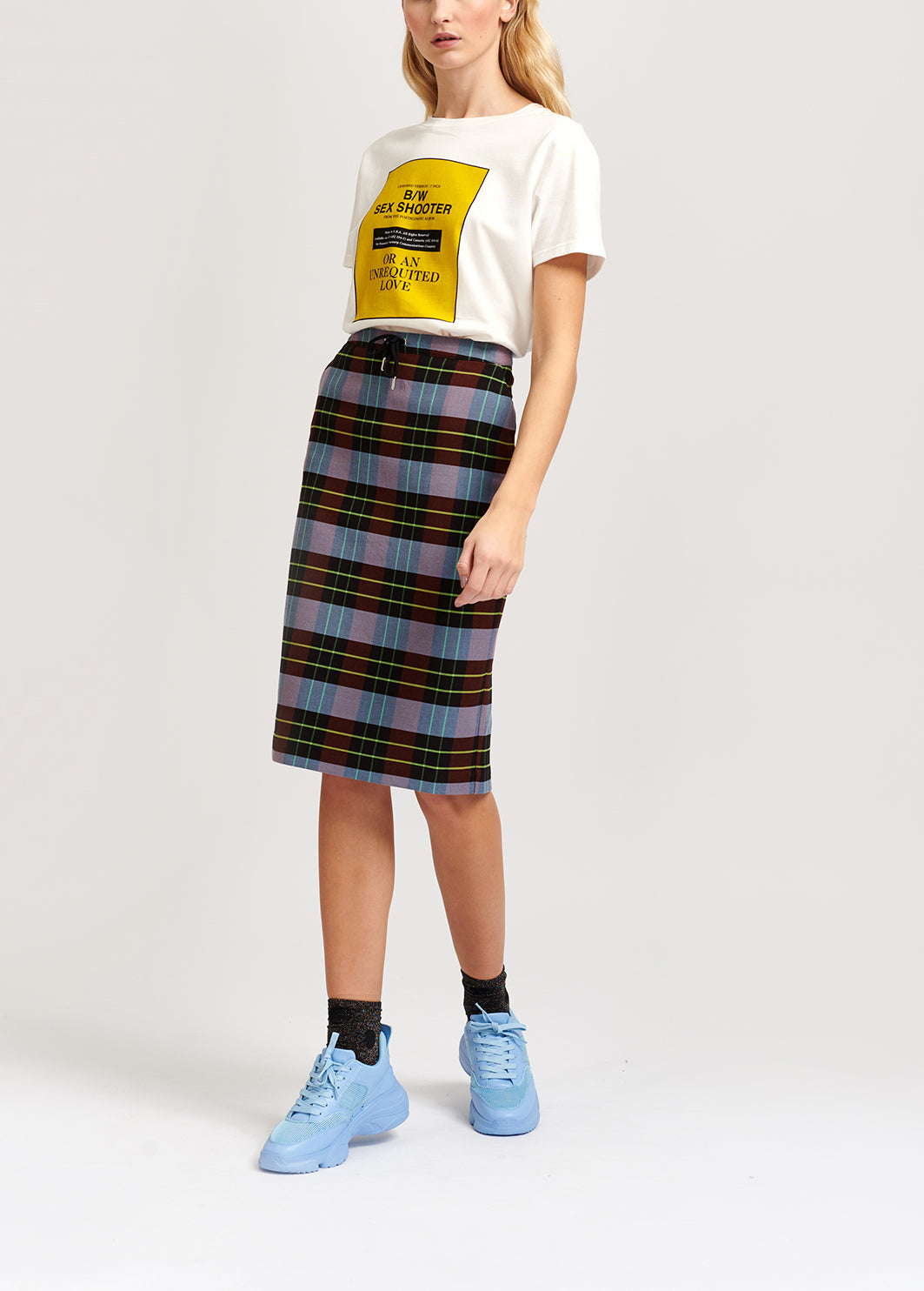 Off-white cotton-jersey 'sex shooter' t-shirt RE—SSENTIEL | Essentiel second hand