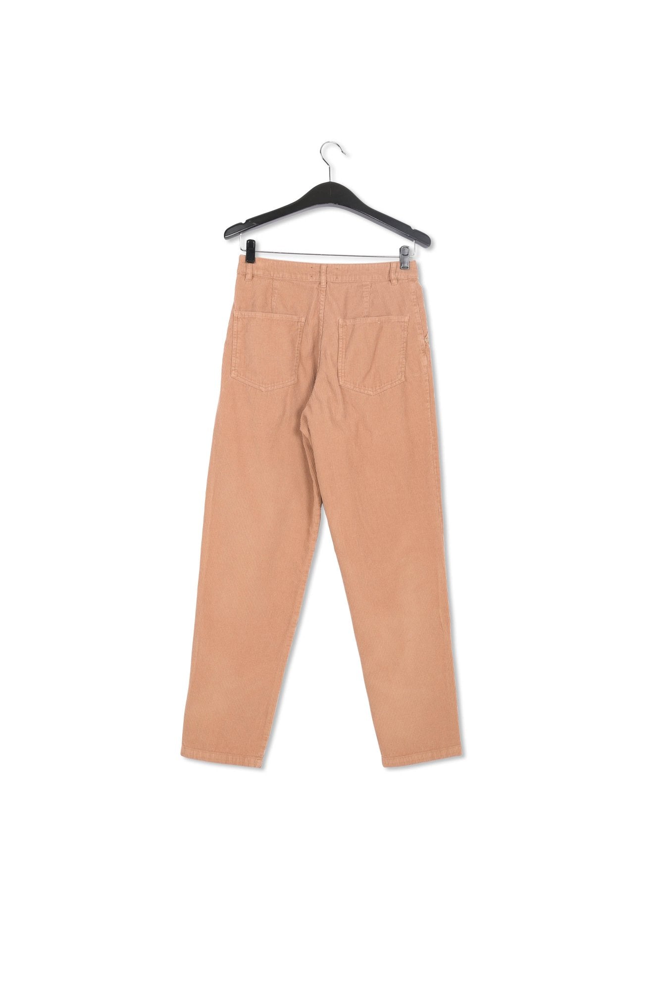 Camel cotton-corduroy pants RE—SSENTIEL | Essentiel second hand