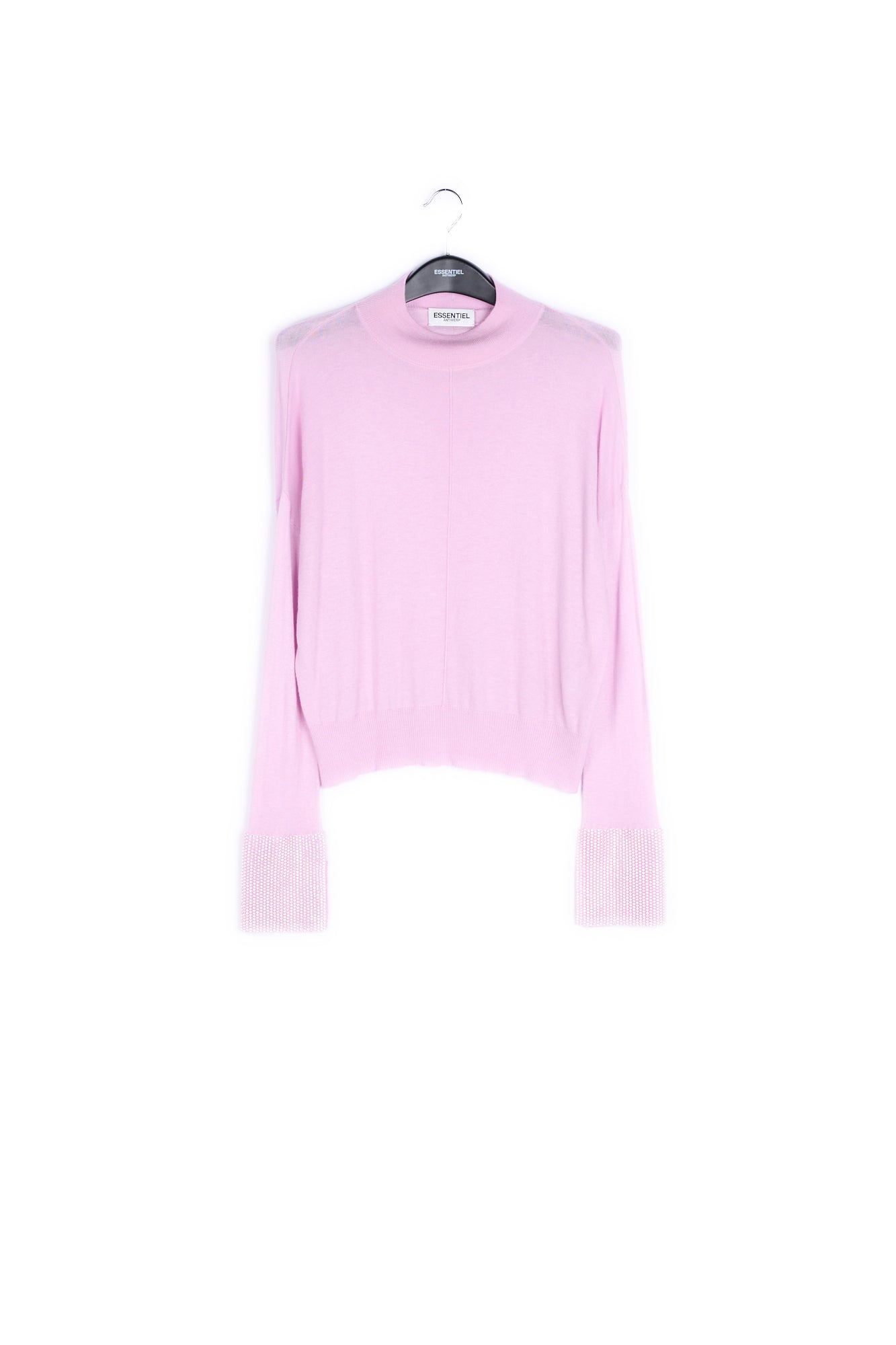 Light pink turtleneck sweater RE—SSENTIEL | Essentiel second hand