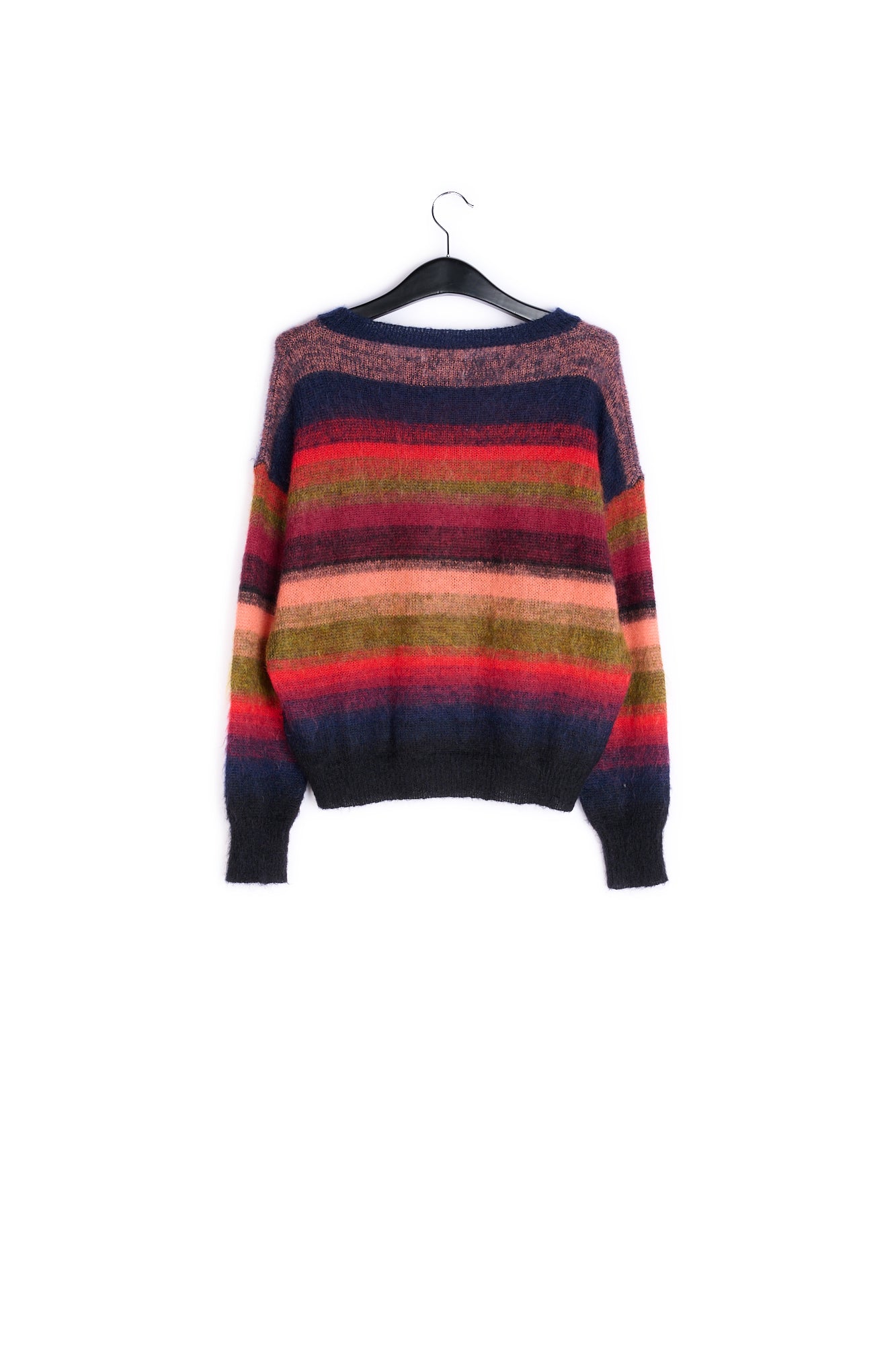 Red, pink and blue stripped knit RE—SSENTIEL | Essentiel second hand