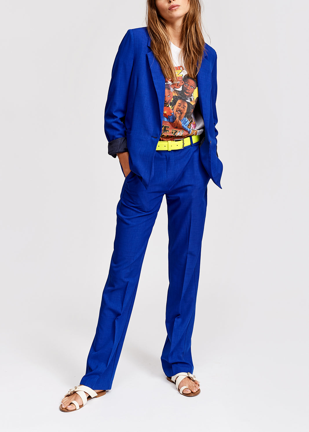 Classic blue blazer RE—SSENTIEL | Essentiel second hand