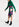 Dark green cable-knitted turtleneck sweater Faume - seconde main