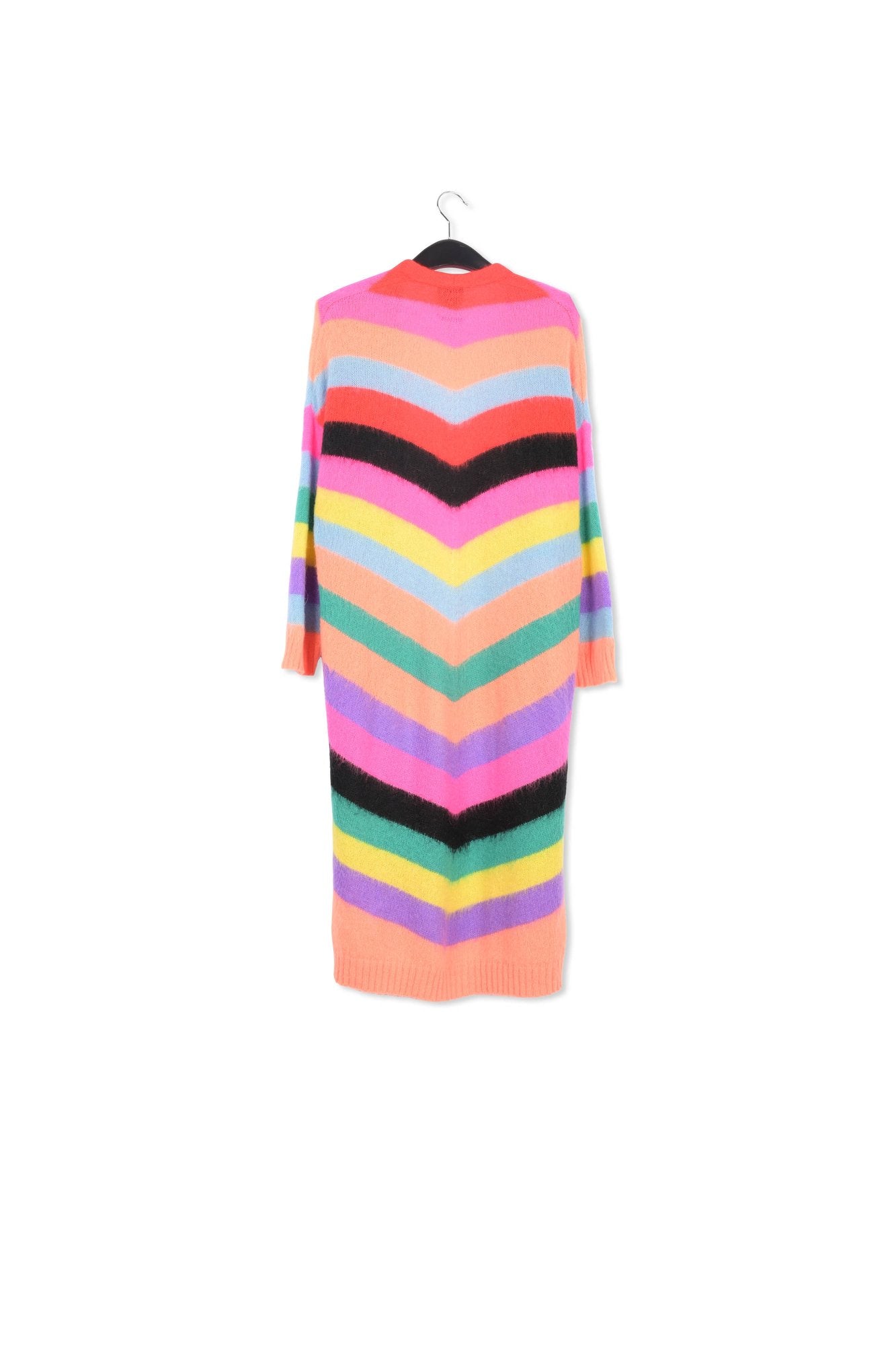 Multicolor striped midi-length cardigan RE—SSENTIEL | Essentiel second hand