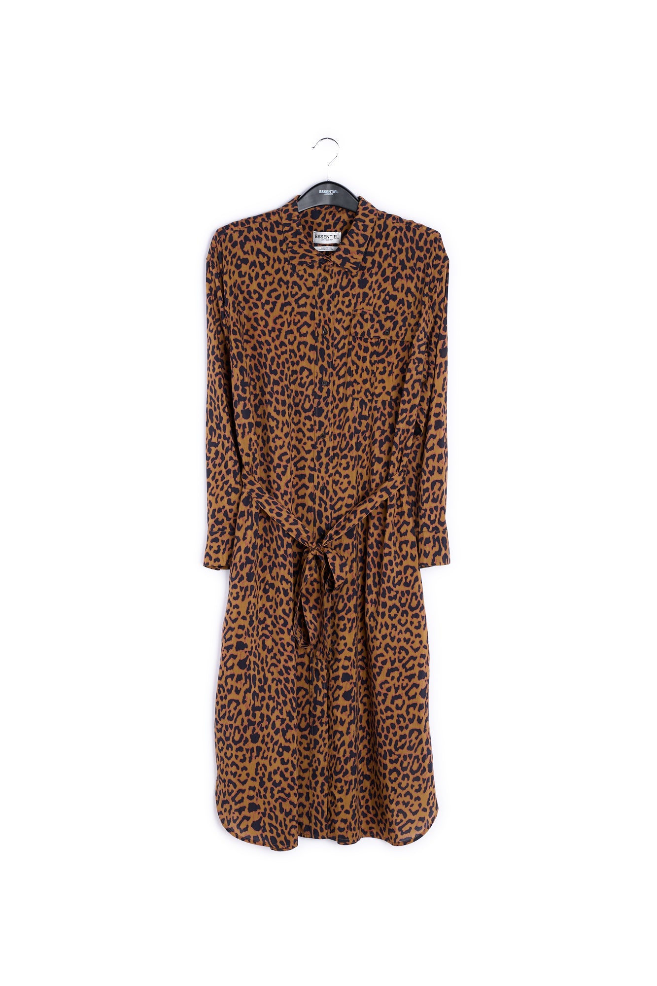 Leopard print shirt dress RE—SSENTIEL | Essentiel second hand
