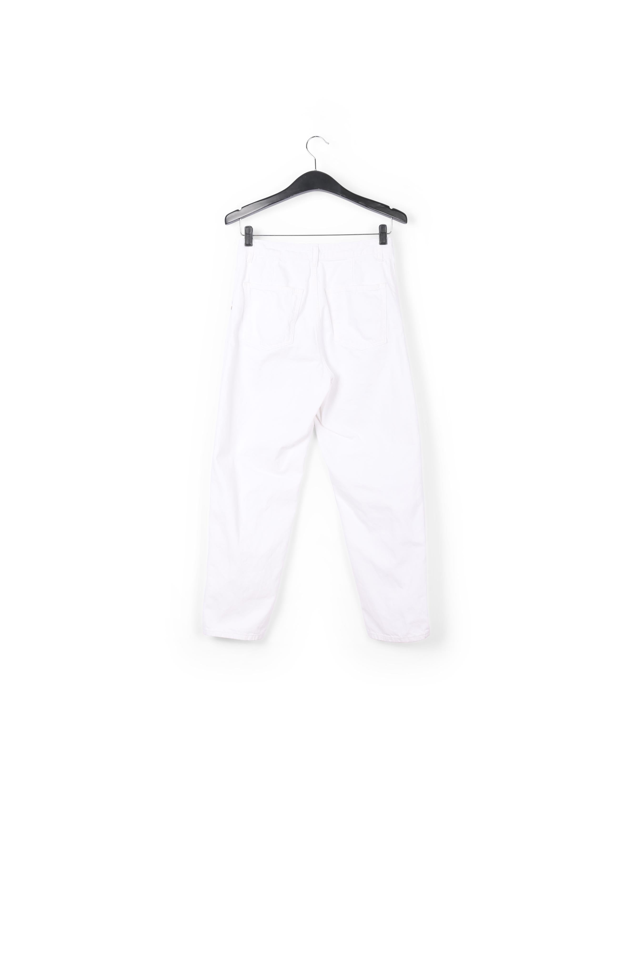 Off-white high-rise jeans RE—SSENTIEL | Essentiel second hand