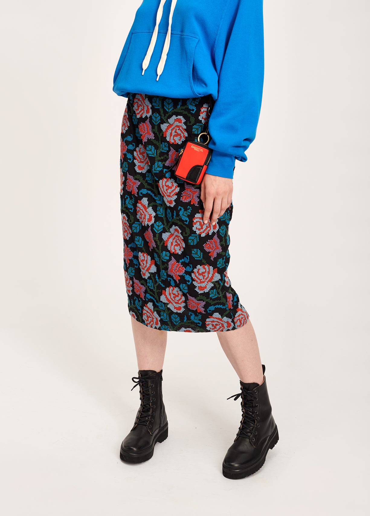 Long embo skirt RE—SSENTIEL | Essentiel second hand