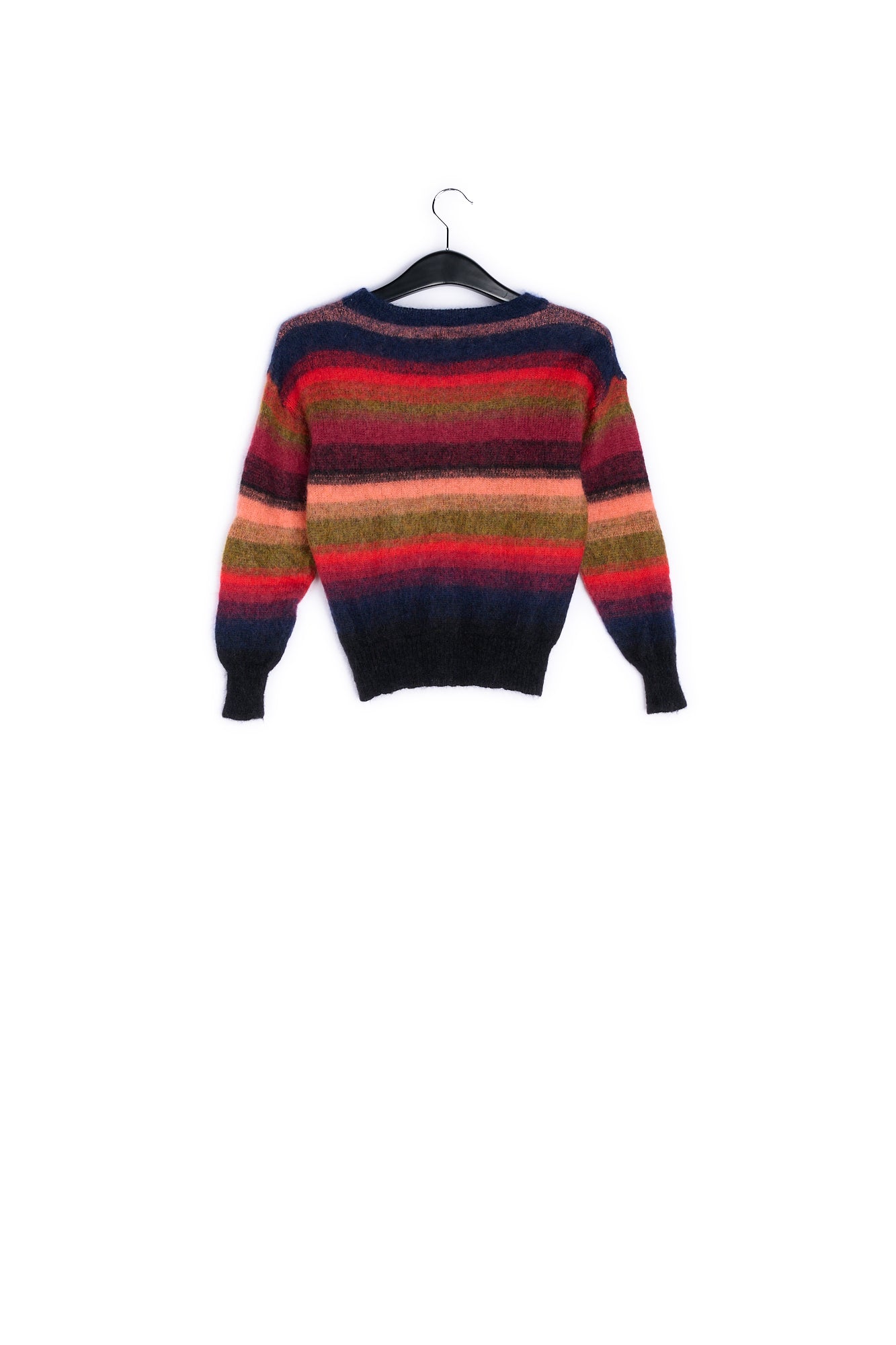 Pink, yellow and white stripped knit RE—SSENTIEL | Essentiel second hand