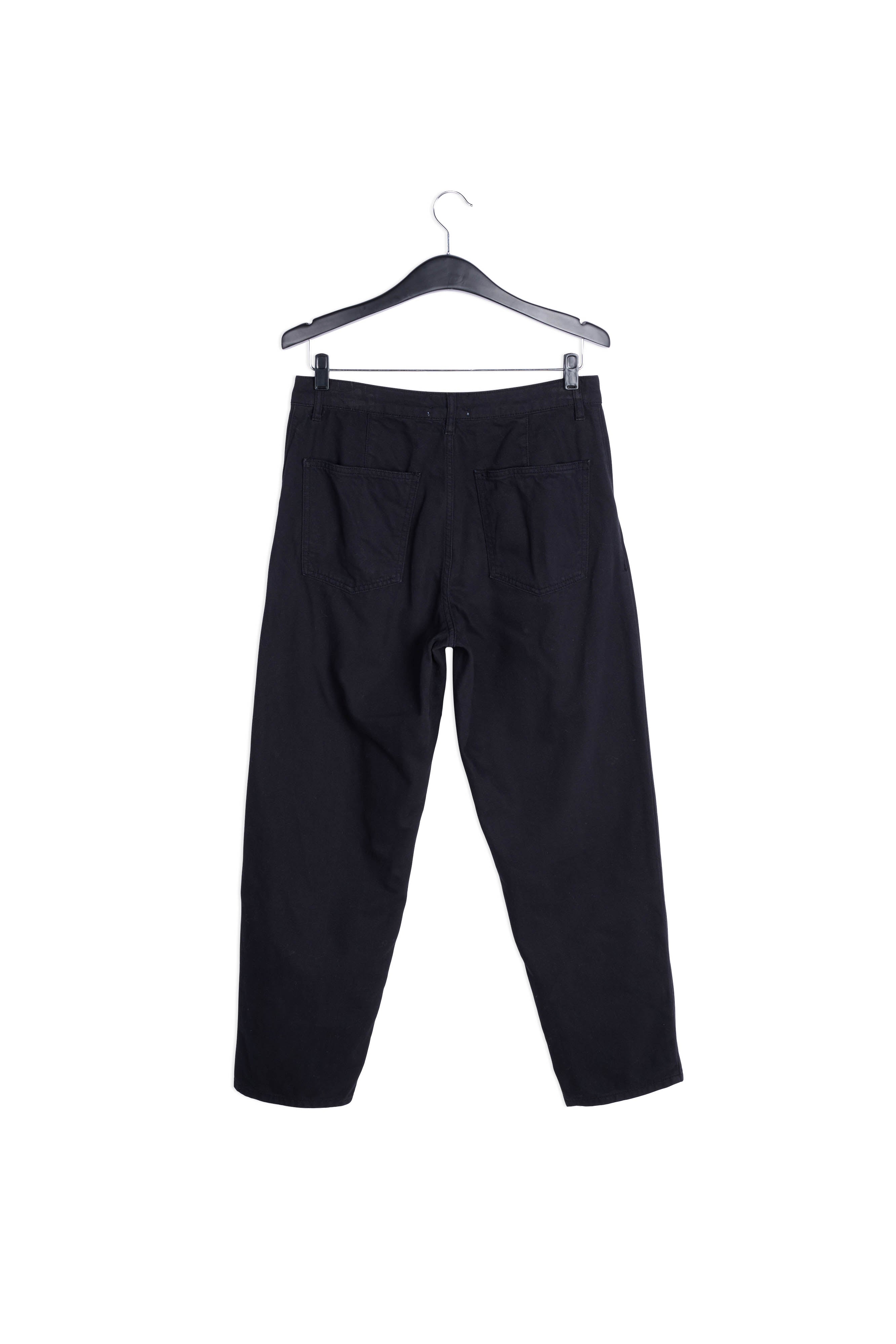 Black high-rise jeans RE—SSENTIEL | Essentiel second hand