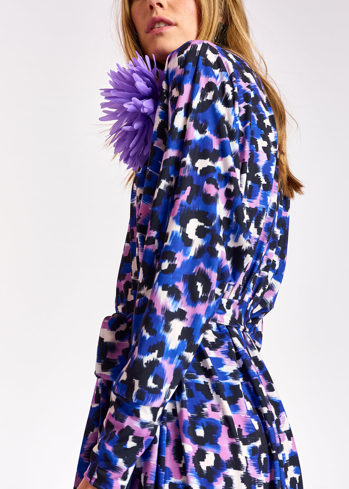 Astretch printed dress RE—SSENTIEL | Essentiel second hand