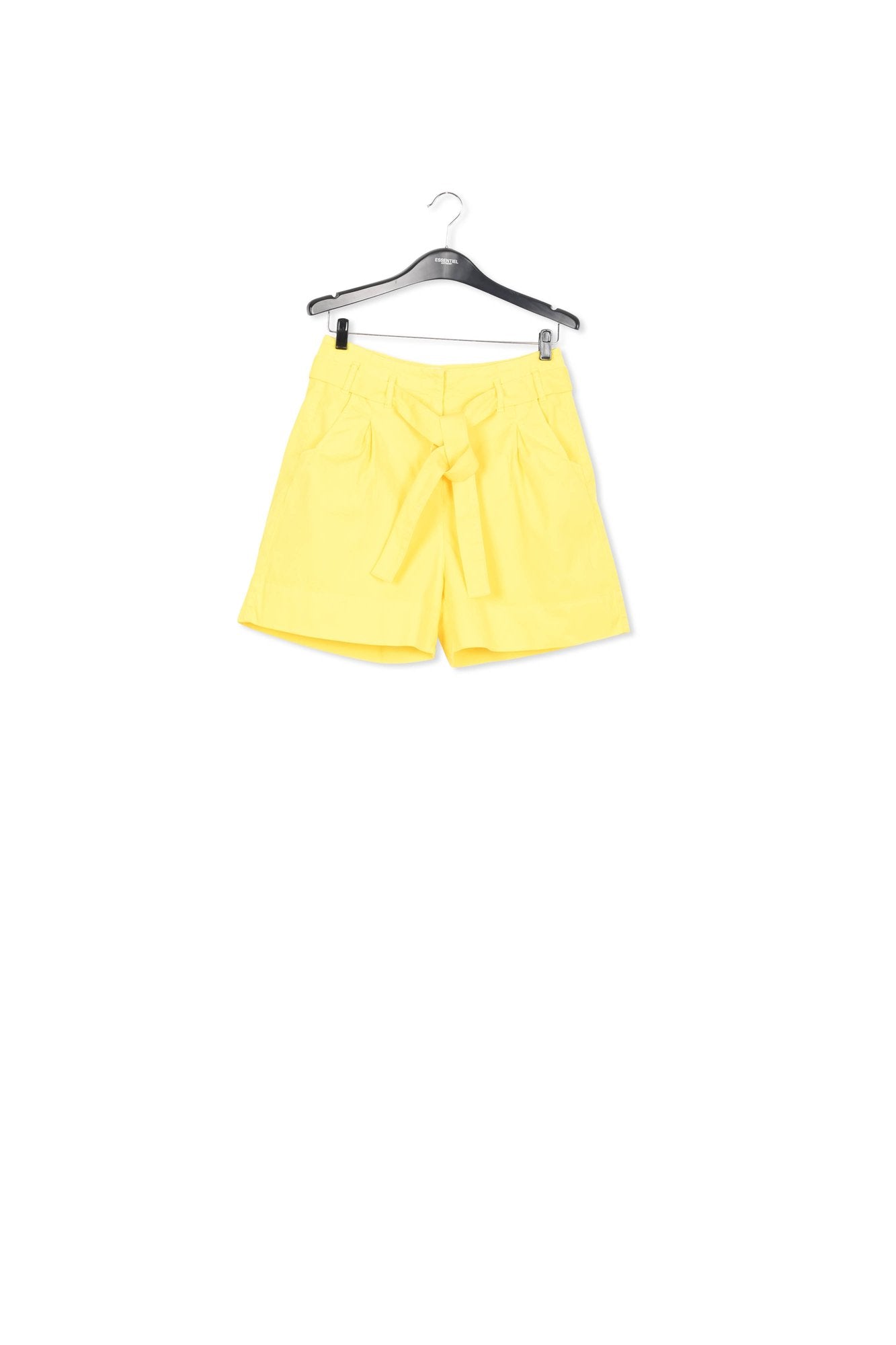 Yellow high-waisted shorts RE—SSENTIEL | Essentiel second hand