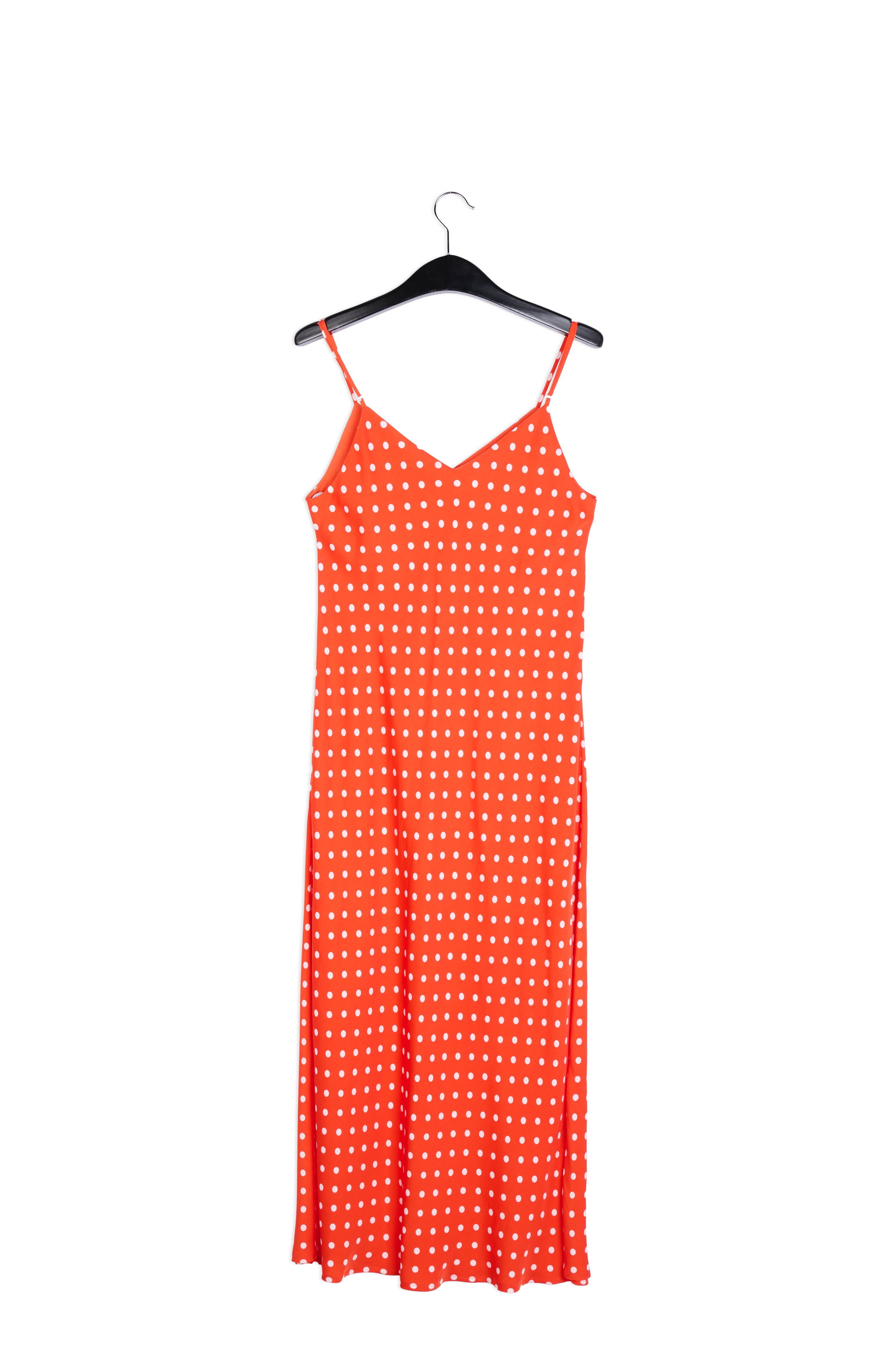 Red polka dot slip dress RE—SSENTIEL | Essentiel second hand