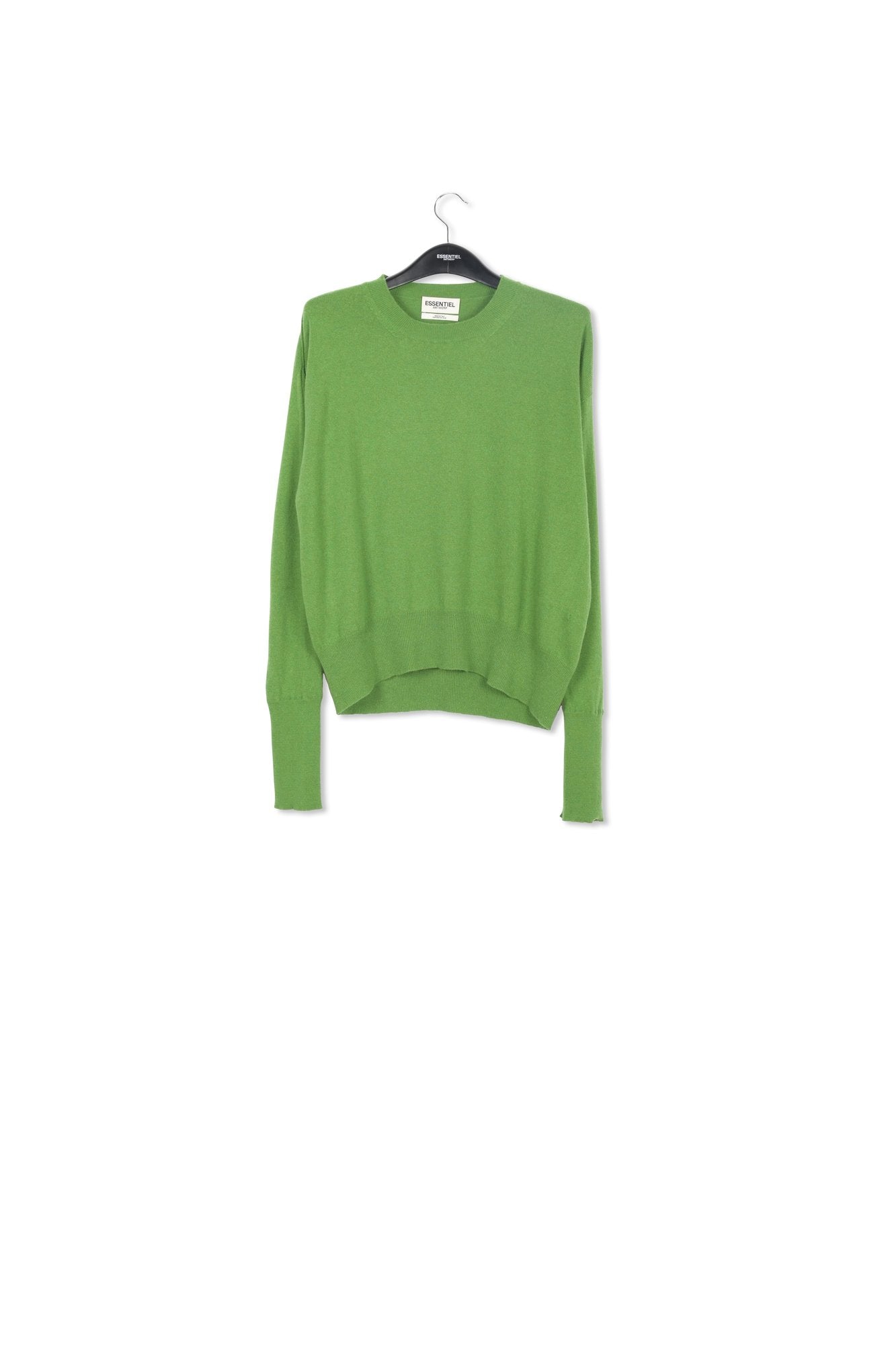 Green merino wool blend sweater RE—SSENTIEL | Essentiel second hand