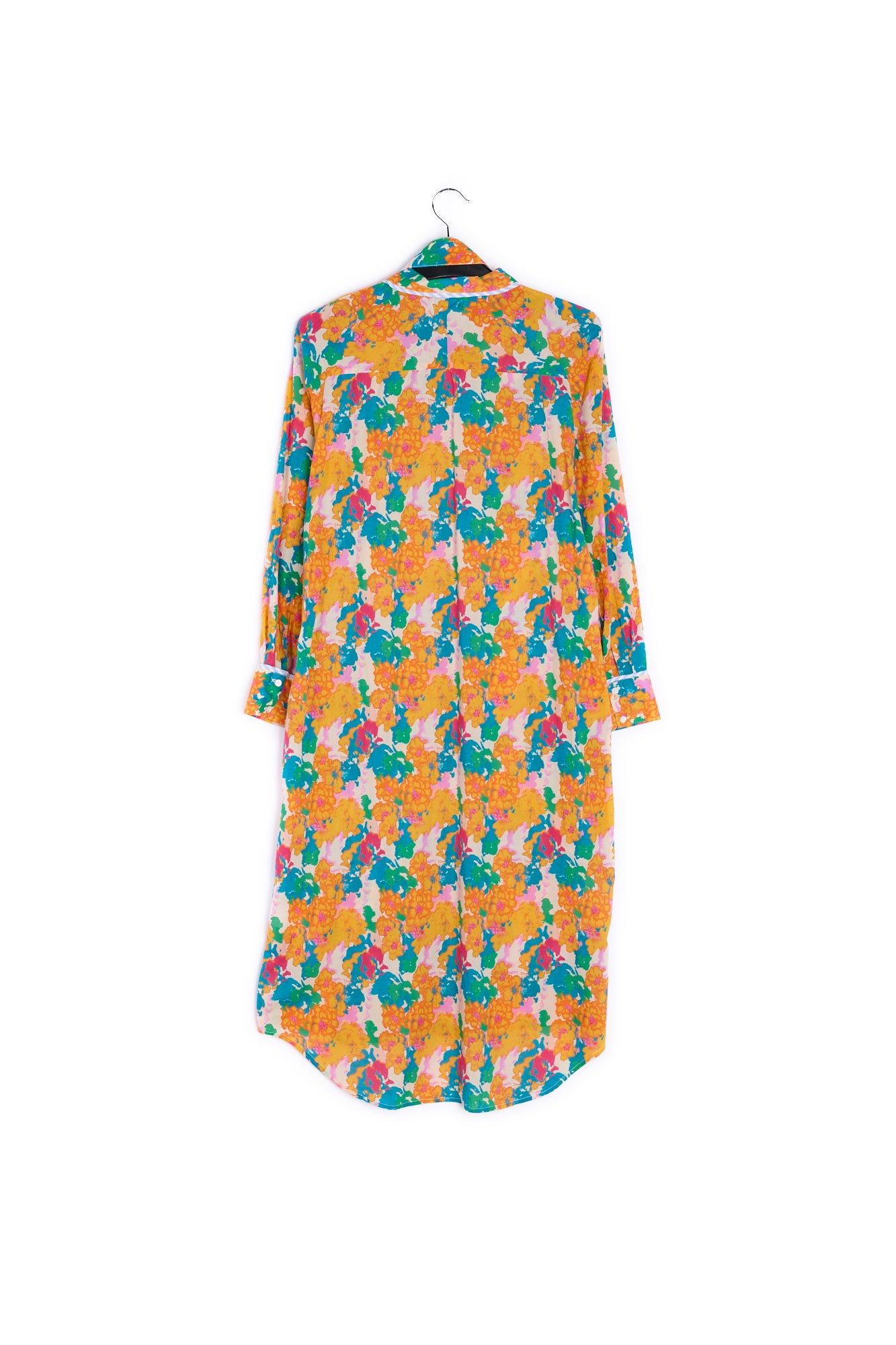 Multicoloured floral-print shirt dress RE—SSENTIEL | Essentiel second hand