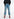 Blue cropped high-rise flared jeans Faume - seconde main