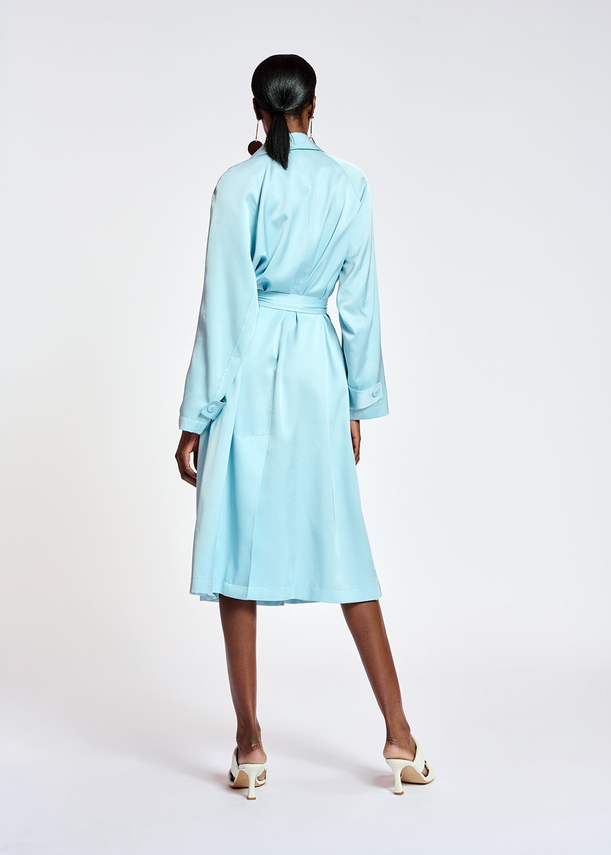 Robe imper bleu clair RE—SSENTIEL | Essentiel second hand