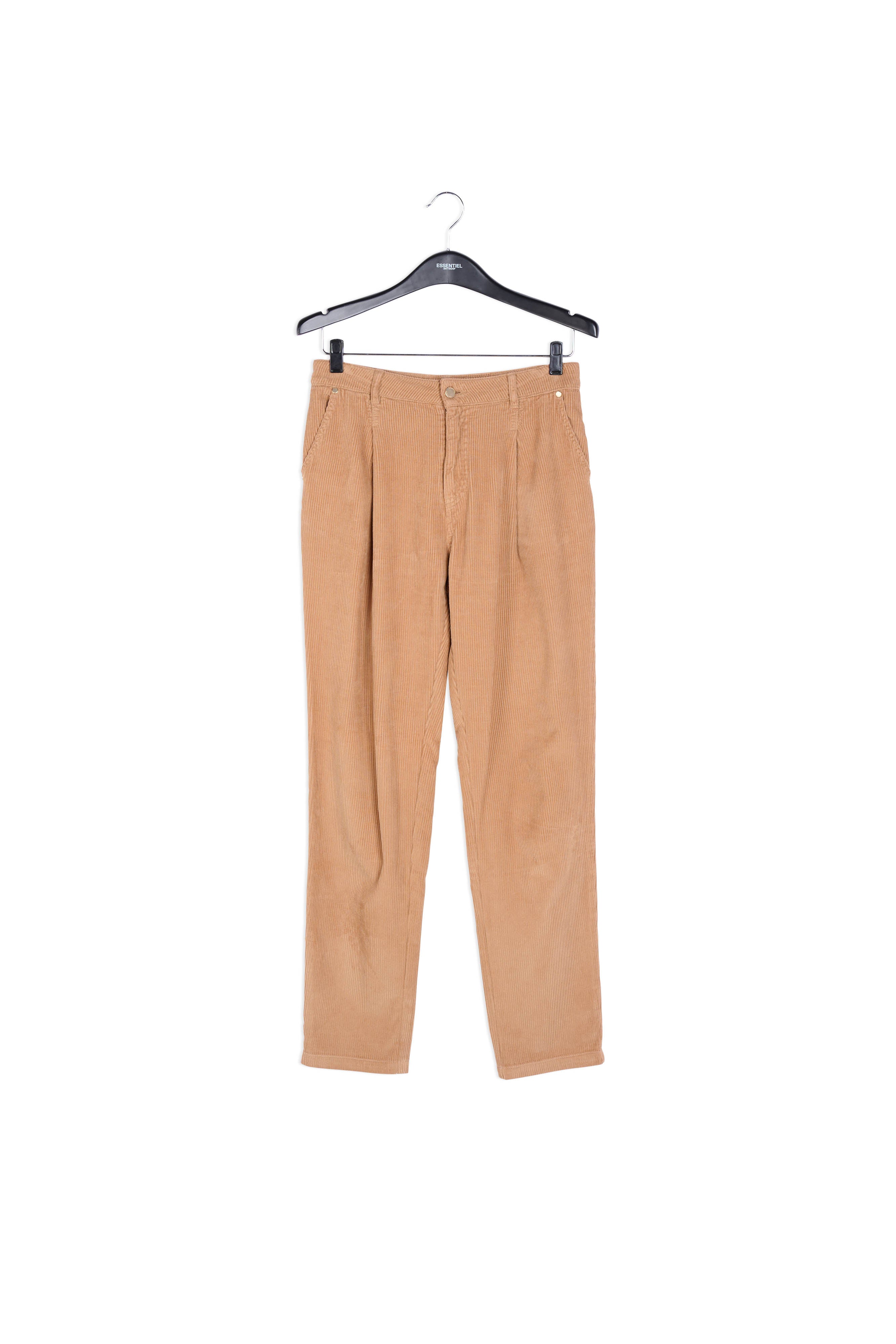 Pantalon en velours camel RE—SSENTIEL | Essentiel second hand