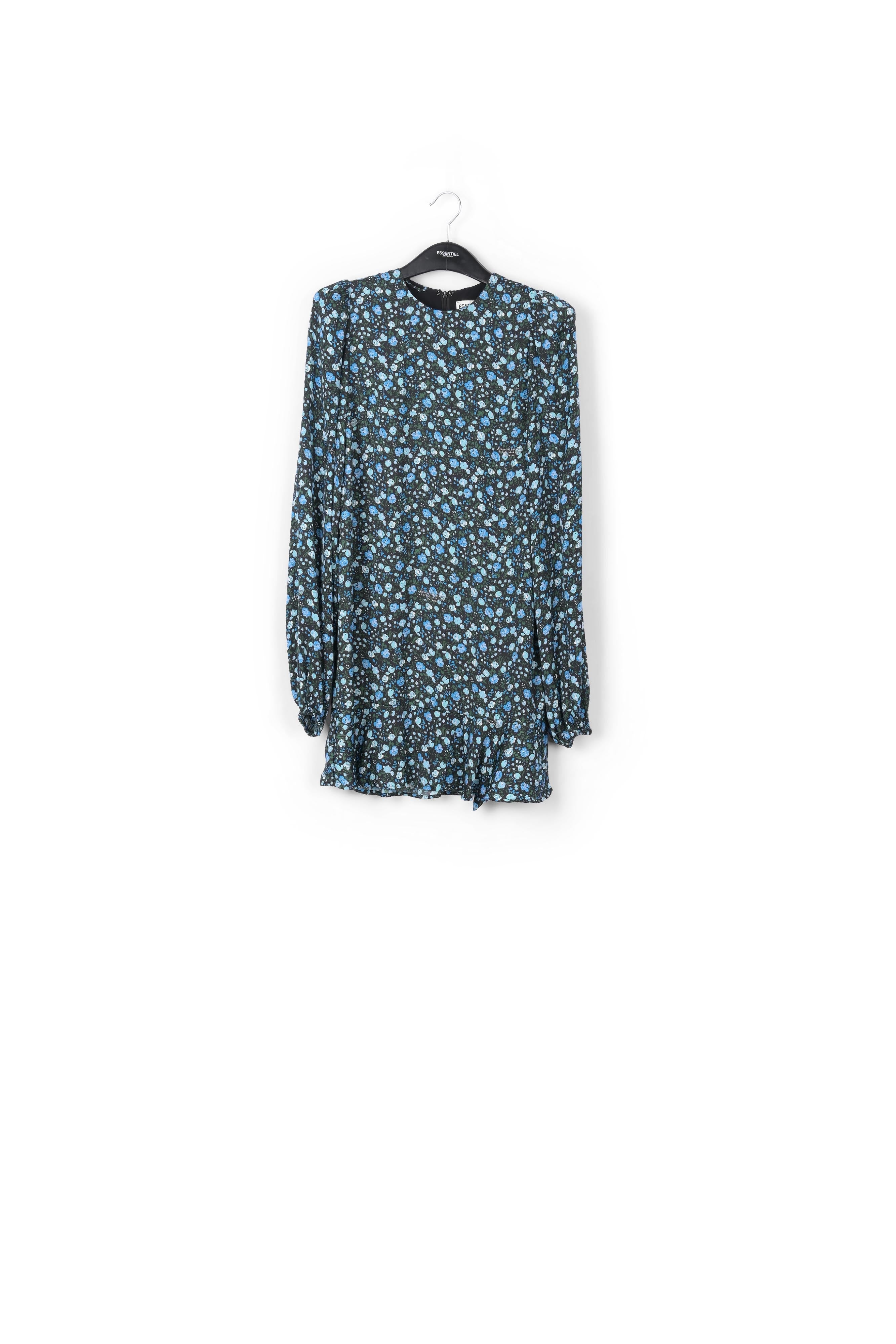 Mini-robe bleue à imprimé floral RE—SSENTIEL | Essentiel second hand