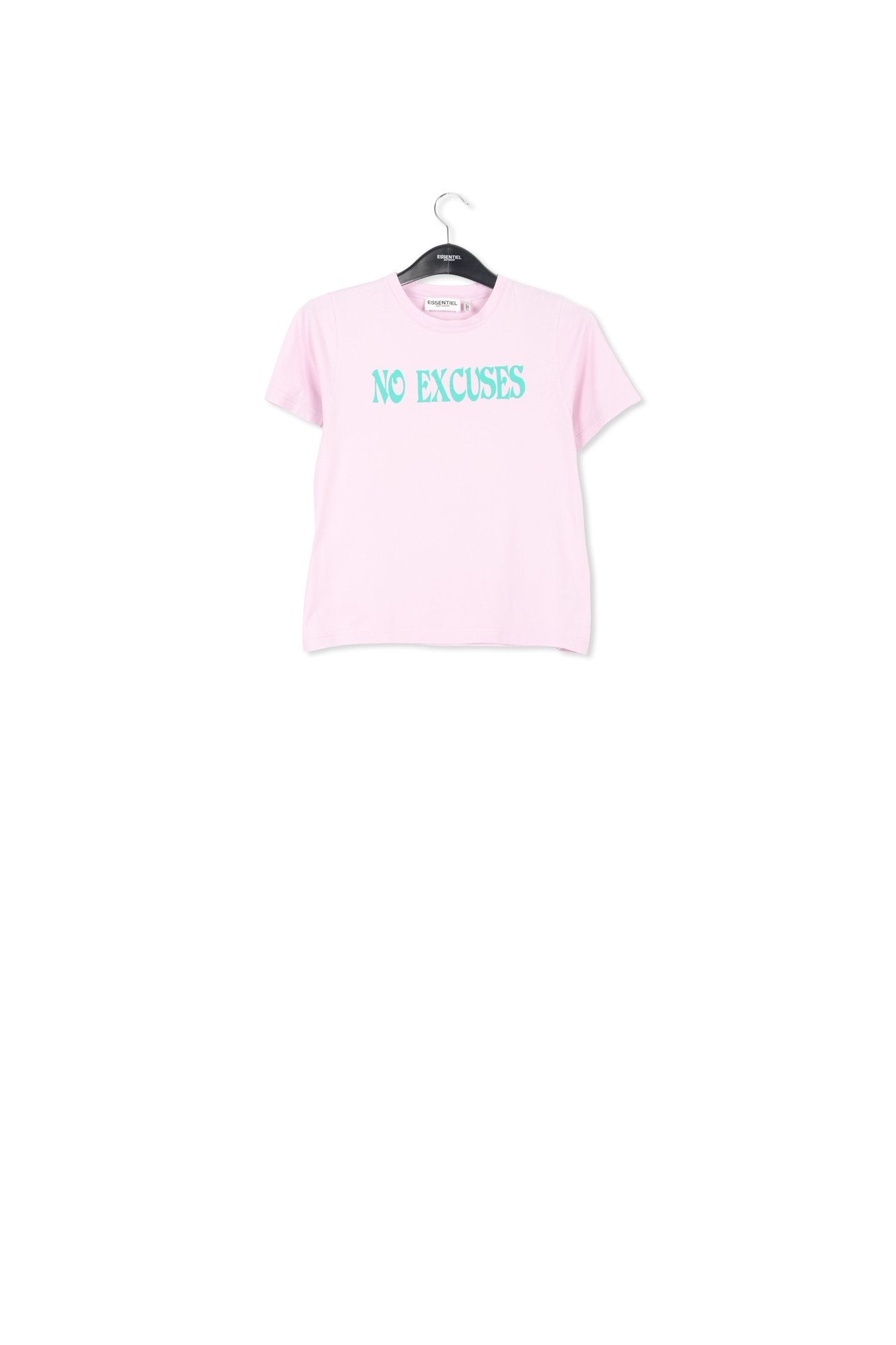 Grey organic cotton t-shirt with print RE—SSENTIEL | Essentiel second hand