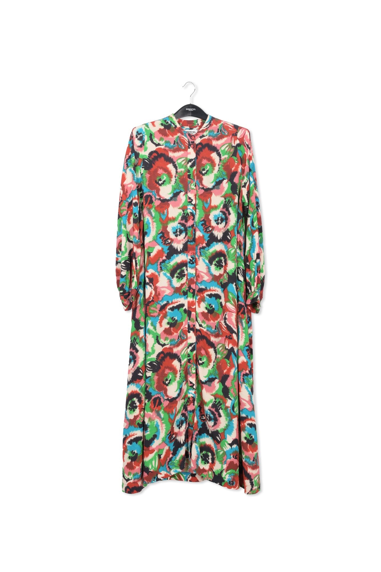 Robe chemise multicolore à  imprimé fleuri RE—SSENTIEL | Essentiel second hand