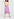 Pink flower printed ruffled skirt Faume - seconde main