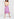 Pink flower printed ruffled skirt Faume - seconde main