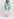 Mint green clover-print single-breasted coat Faume - seconde main