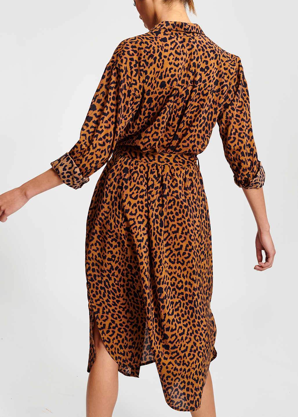 Leopard print shirt dress RE—SSENTIEL | Essentiel second hand