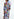 Silk burgundy, lilac and blue butterfly-print midi dress Faume - seconde main