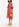 Orange and lilac striped cotton shirt dress Faume - seconde main